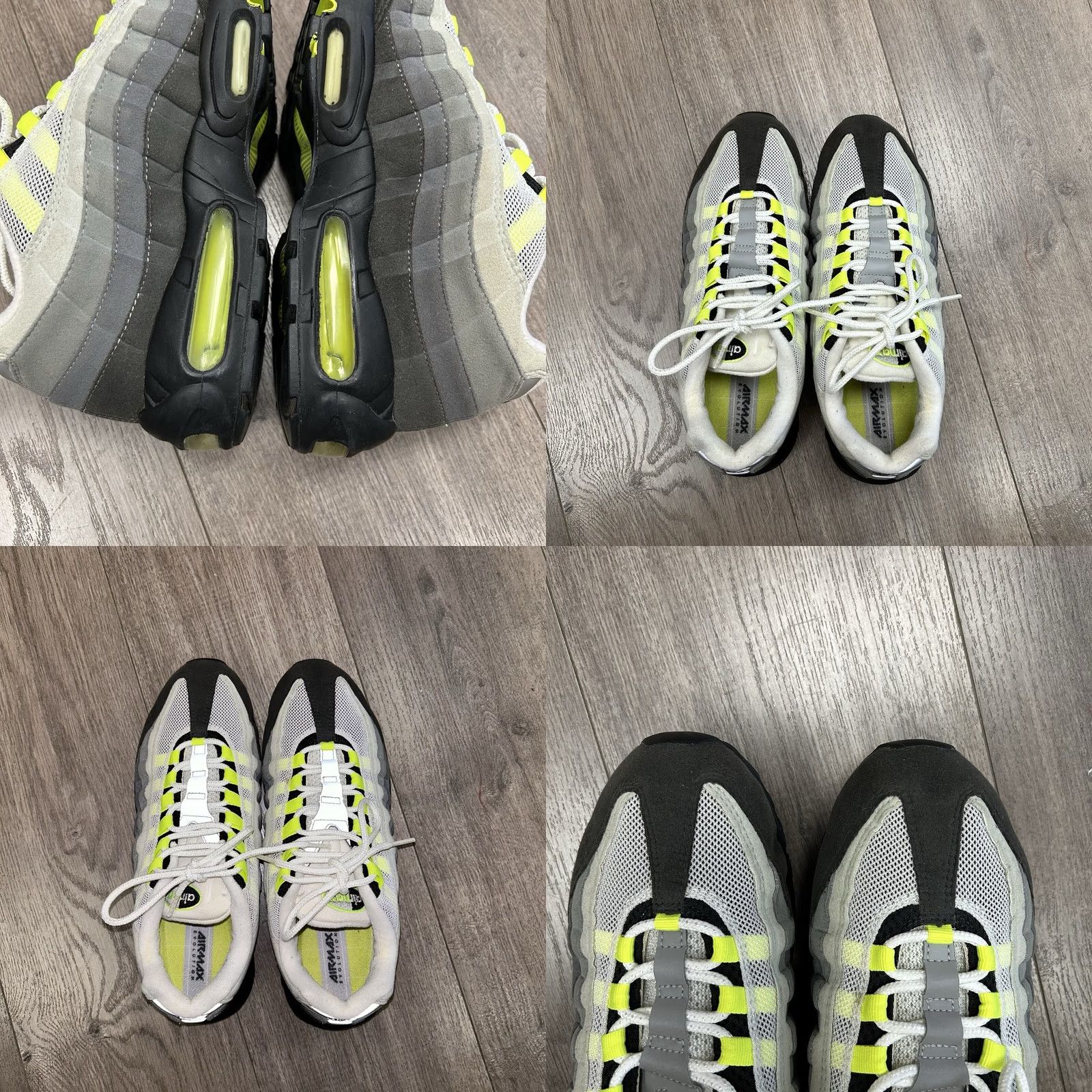 Nike Nike Air Max 95 Neon OG Sneaker Men's 10.5 Gray 2005 Used With Box Vietnam 313111-071 Vintage Size US 10 / EU 43 - 9 Thumbnail