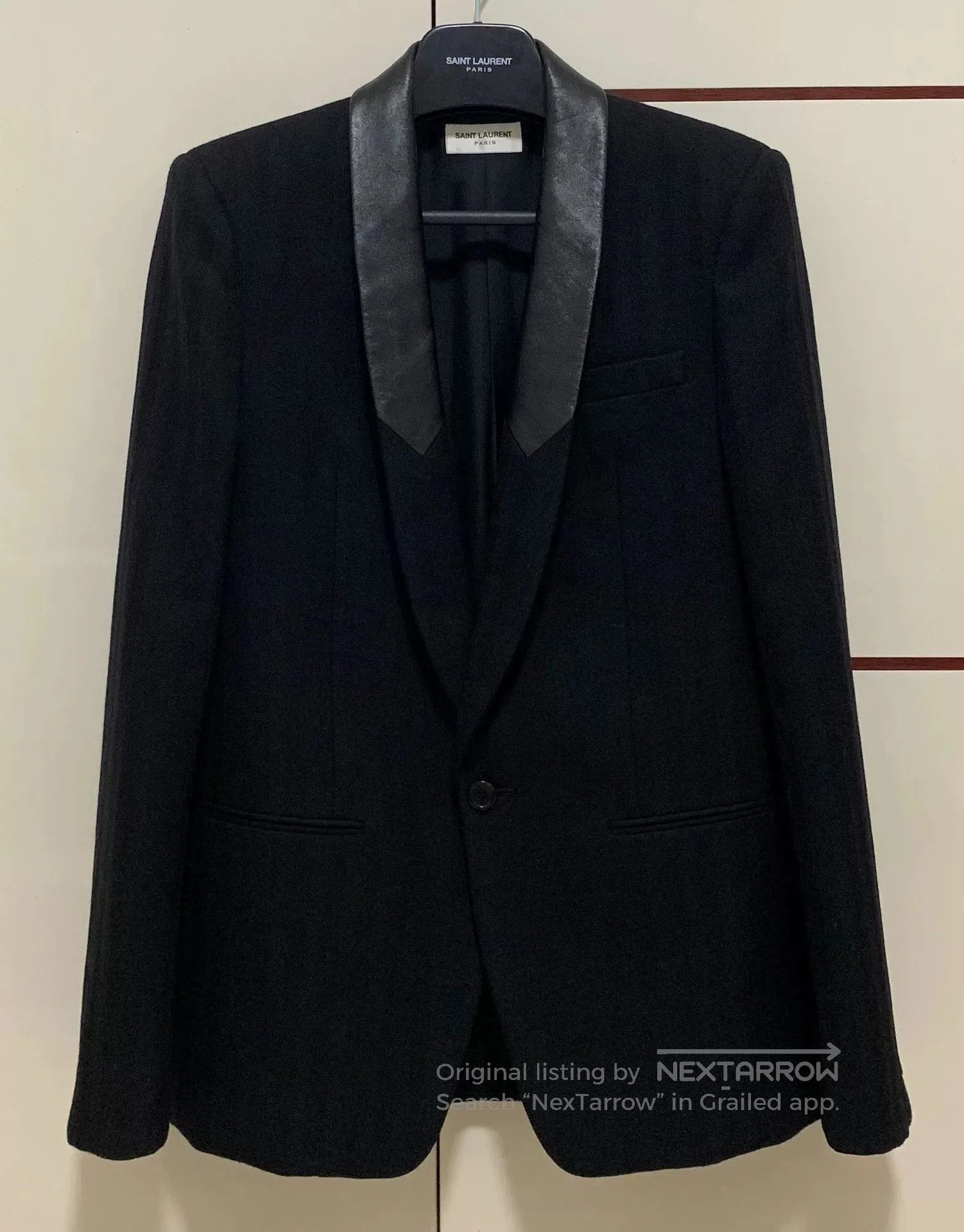 Saint Laurent Paris Saint Laurent Black Shearling Blazer. Size US M / EU 48-50 / 2 - 1 Thumbnail