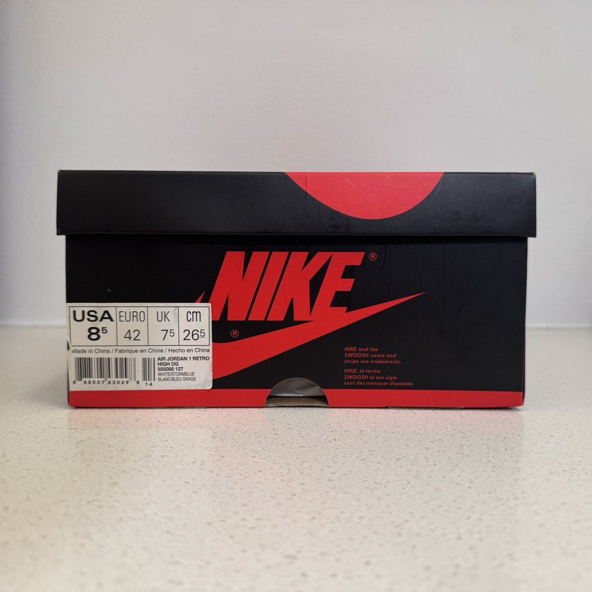 Jordan Brand Air Jordan 1 ‘Storm Blue’ (2016) Size US 8.5 / EU 41-42 - 2 Thumbnail