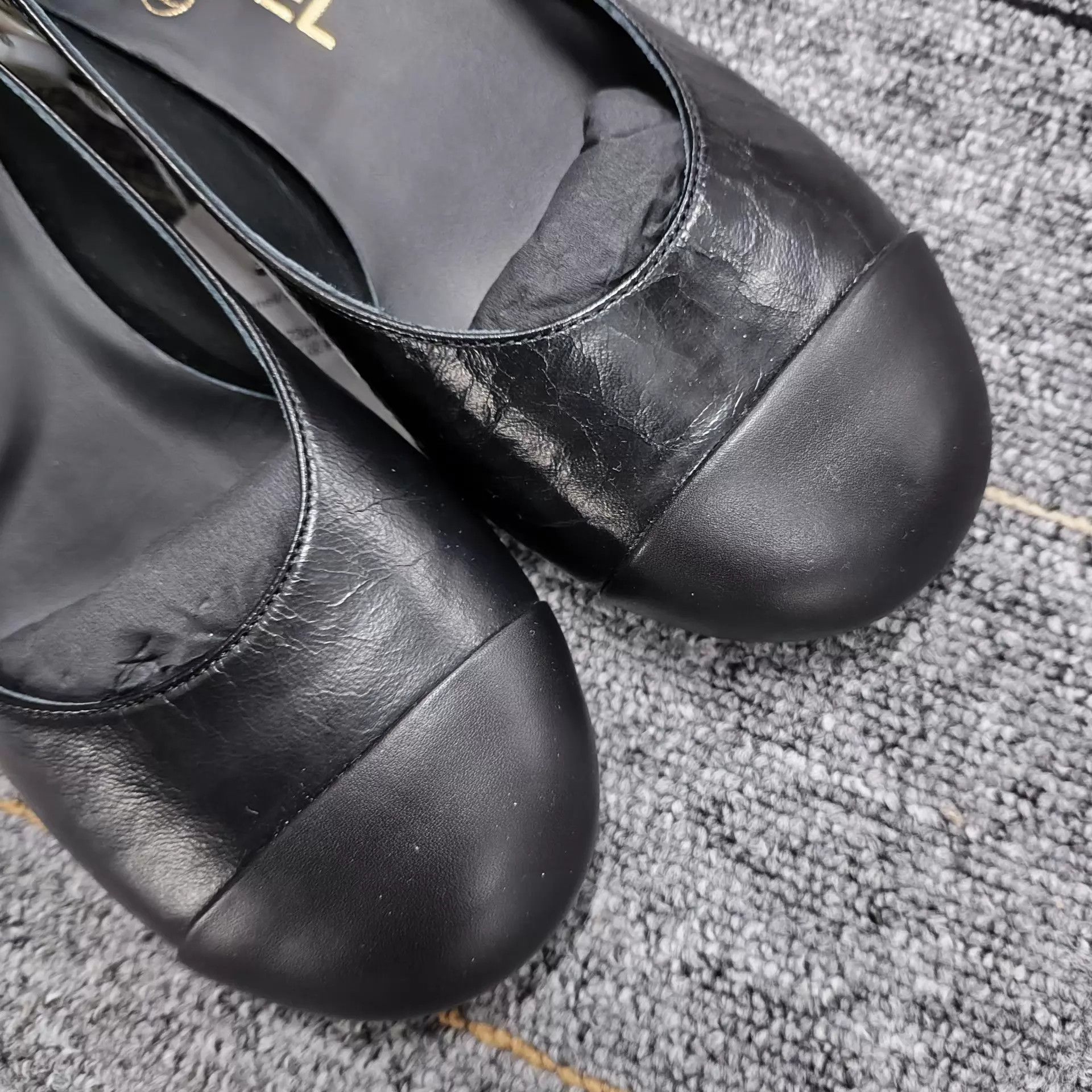 Chanel Chanel 23P Round Toe Mary Jane Flat Sandals EU35 Size US 4.5 / IT 34.5 - 2 Thumbnail
