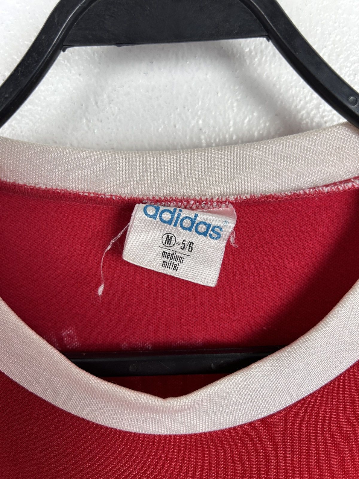 Adidas 80s Adidas Bayern Munchen 1983/84 Home Kit #8 Issue Jersey Size US M / EU 48-50 / 2 - 9 Thumbnail
