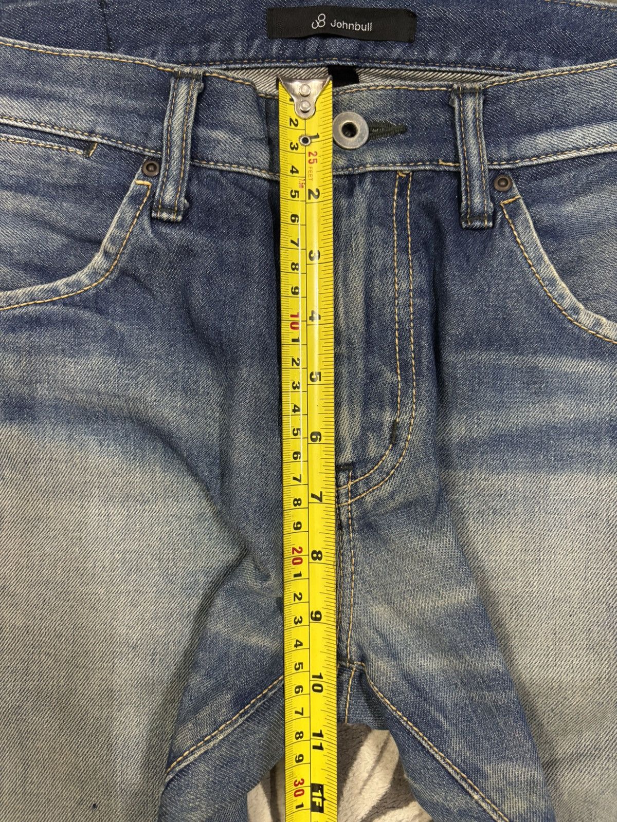 Johnbull Vintage Japanese Brand Johnbull Blue Faded Distressed Jeans Size US 31 - 15 Thumbnail