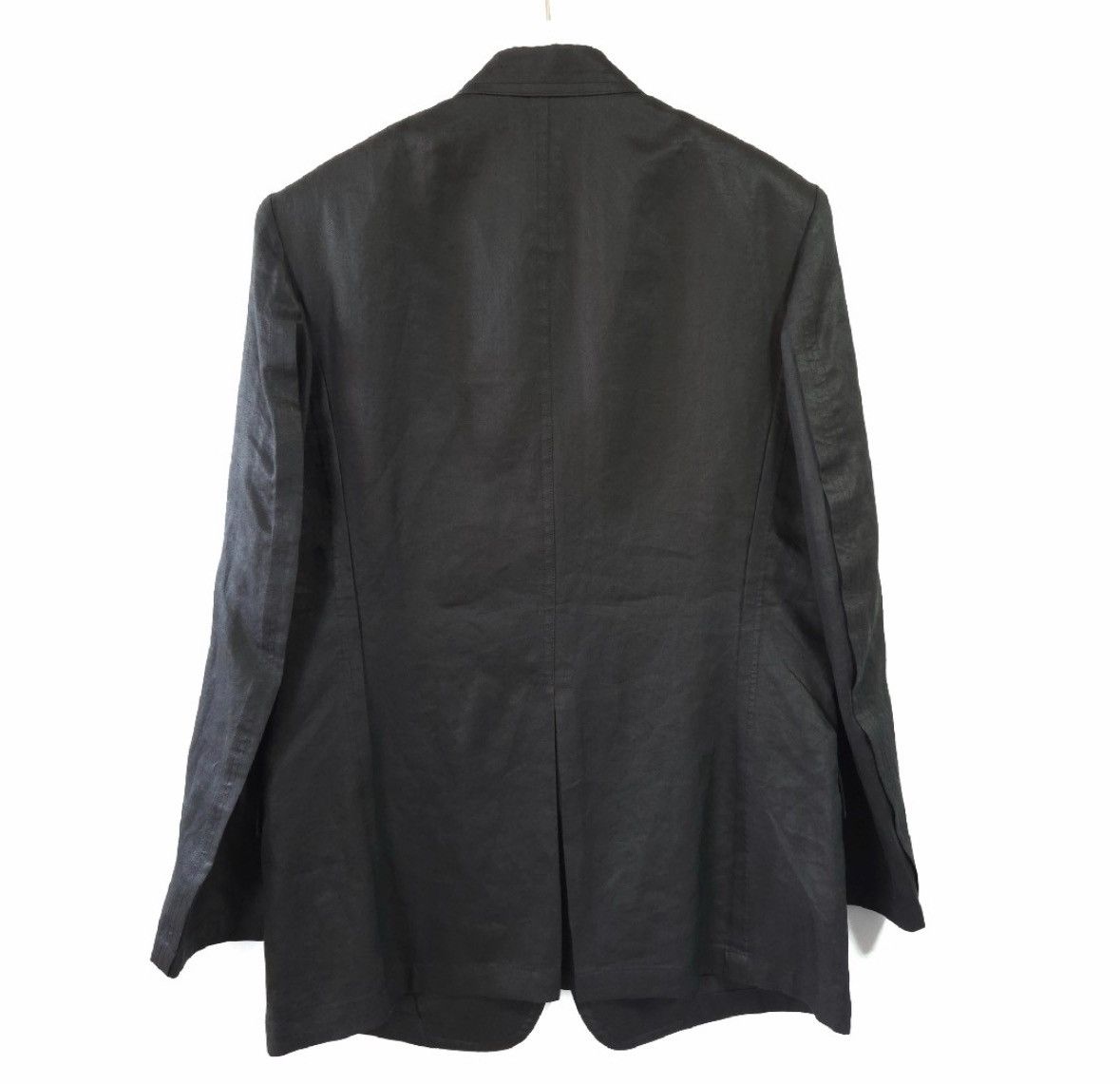 Yohji Yamamoto Yohji Yamamoto 2004SS Black Linen Blazer Size US M / EU 48-50 / 2 - 2 Thumbnail