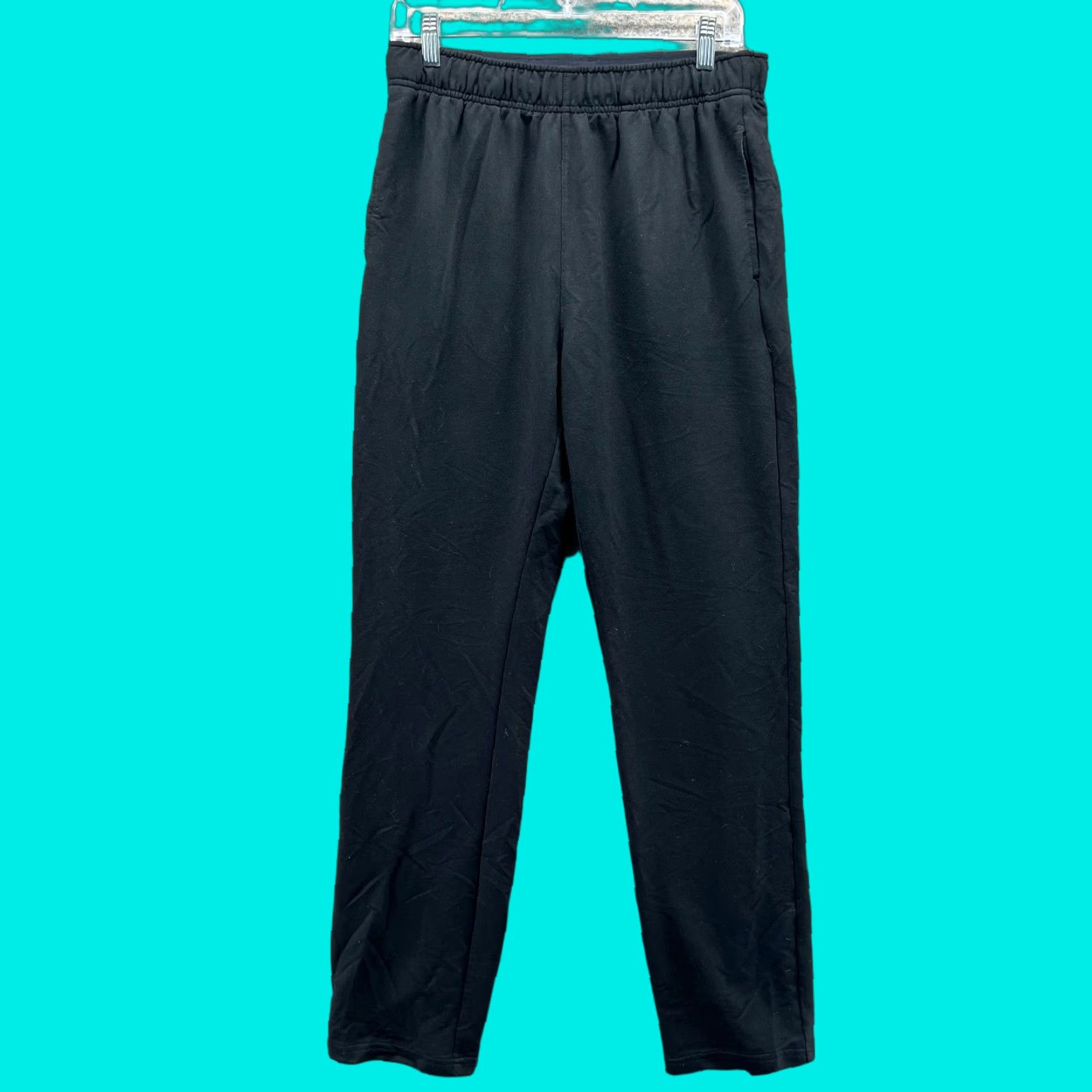Orvis Orvis Pants Mens Medium Black Stretch Lounge Casual Lightweight Athletic Drawstring Regular Inseam 31 Size US 31 - 1 Thumbnail
