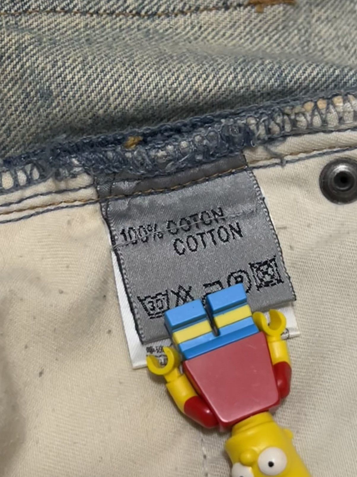 Dior Dior Crash Denim SS06 Size US 30 / EU 46 - 7 Thumbnail