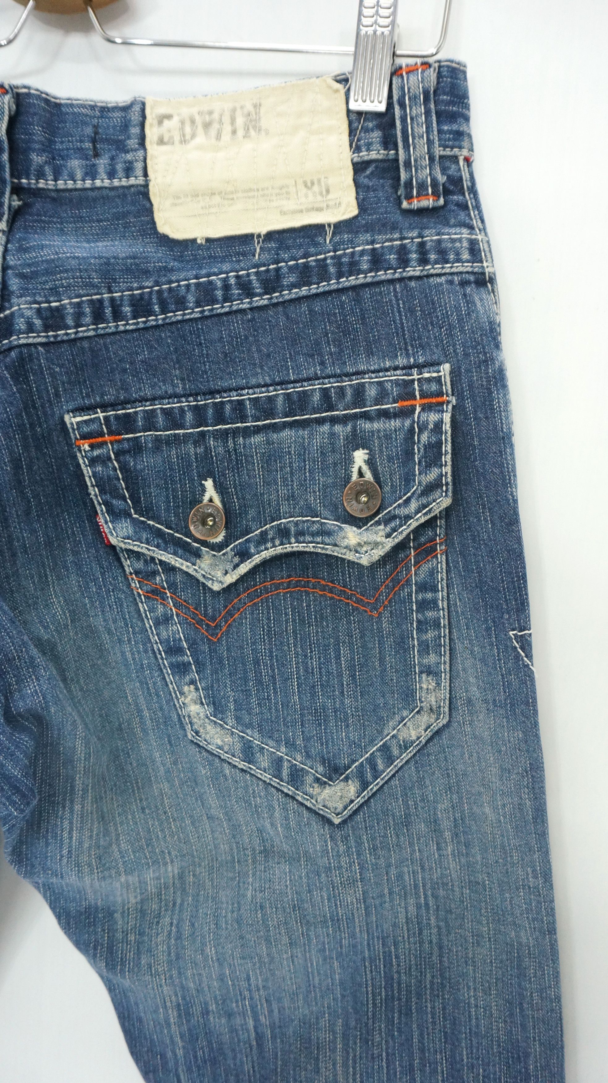 Edwin 🔥 Edwin Exclusive Vintage XVS EXV342 Flared Bootcut Jeans Size US 30 / EU 46 - 6 Thumbnail