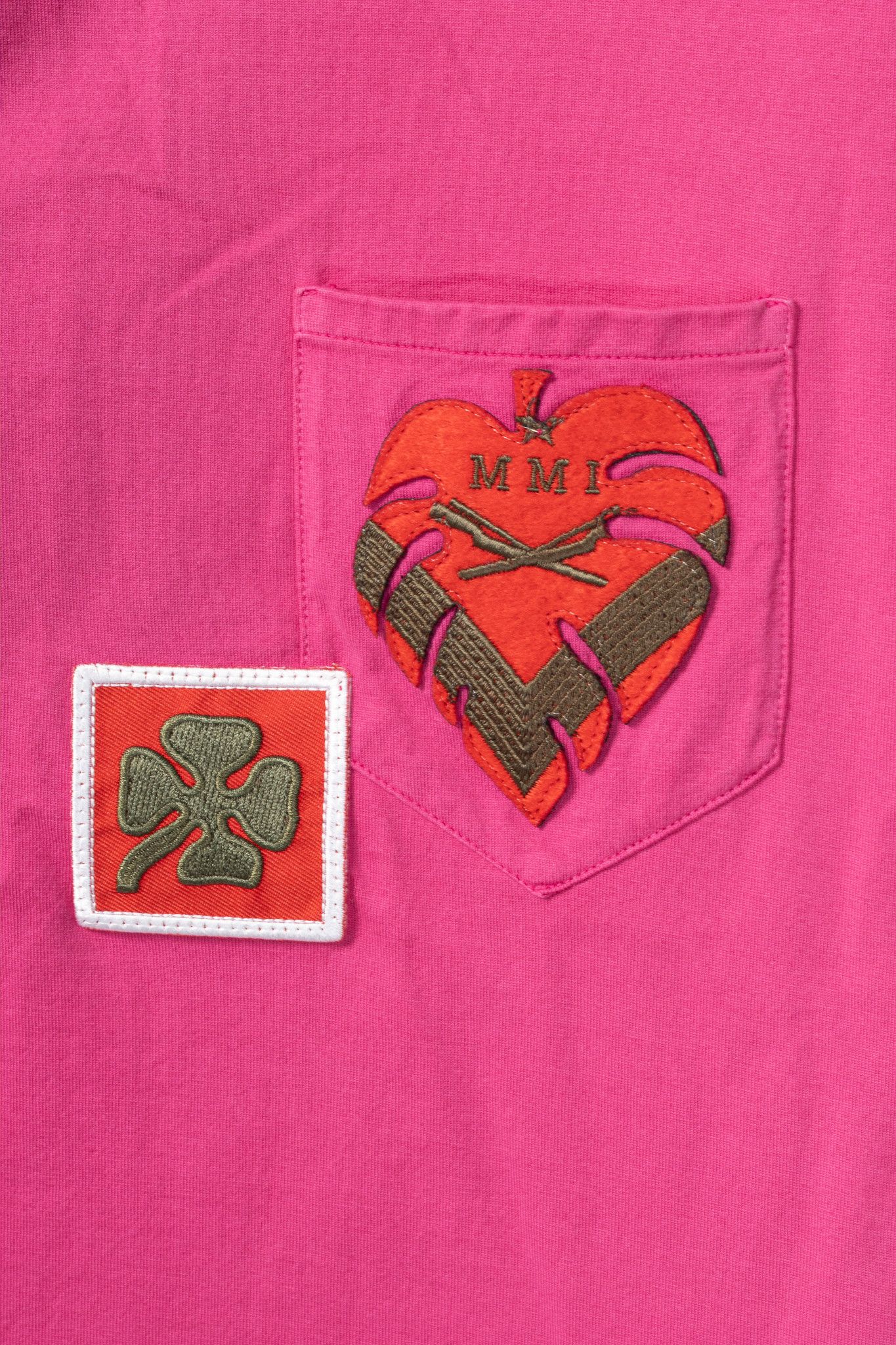 MR & MRS ITALY Mr & Mrs Italy Pink Cotton-Jersey Multi-Patch T-Shirt Size S / US 4 / IT 40 - 7 Thumbnail