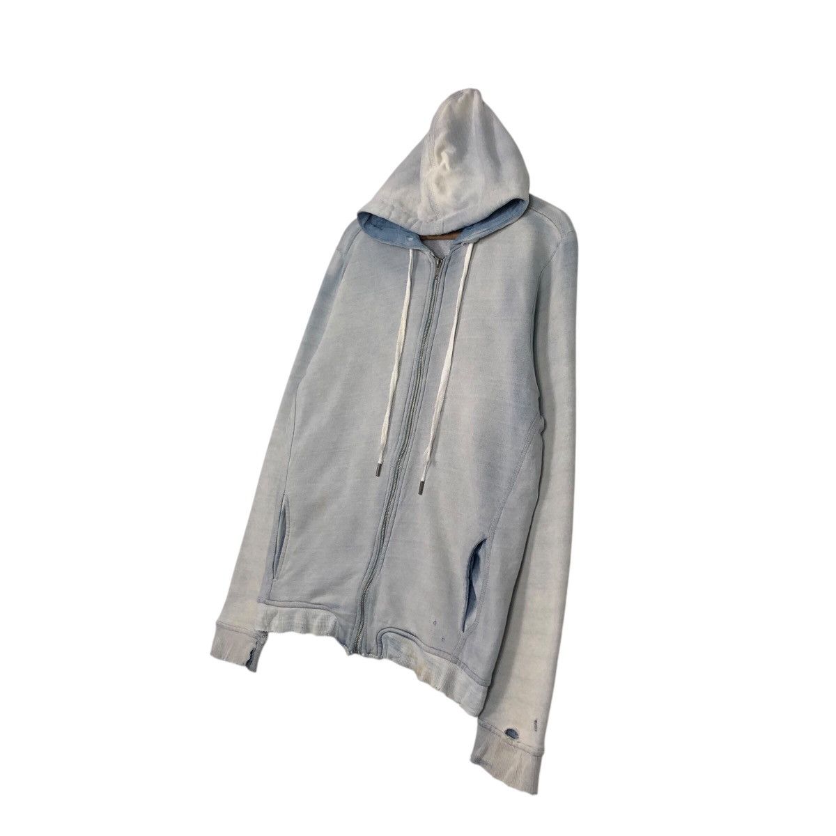 Diesel Diesel Washed Blue Full Zip Hoodie Size US S / EU 44-46 / 1 - 3 Thumbnail