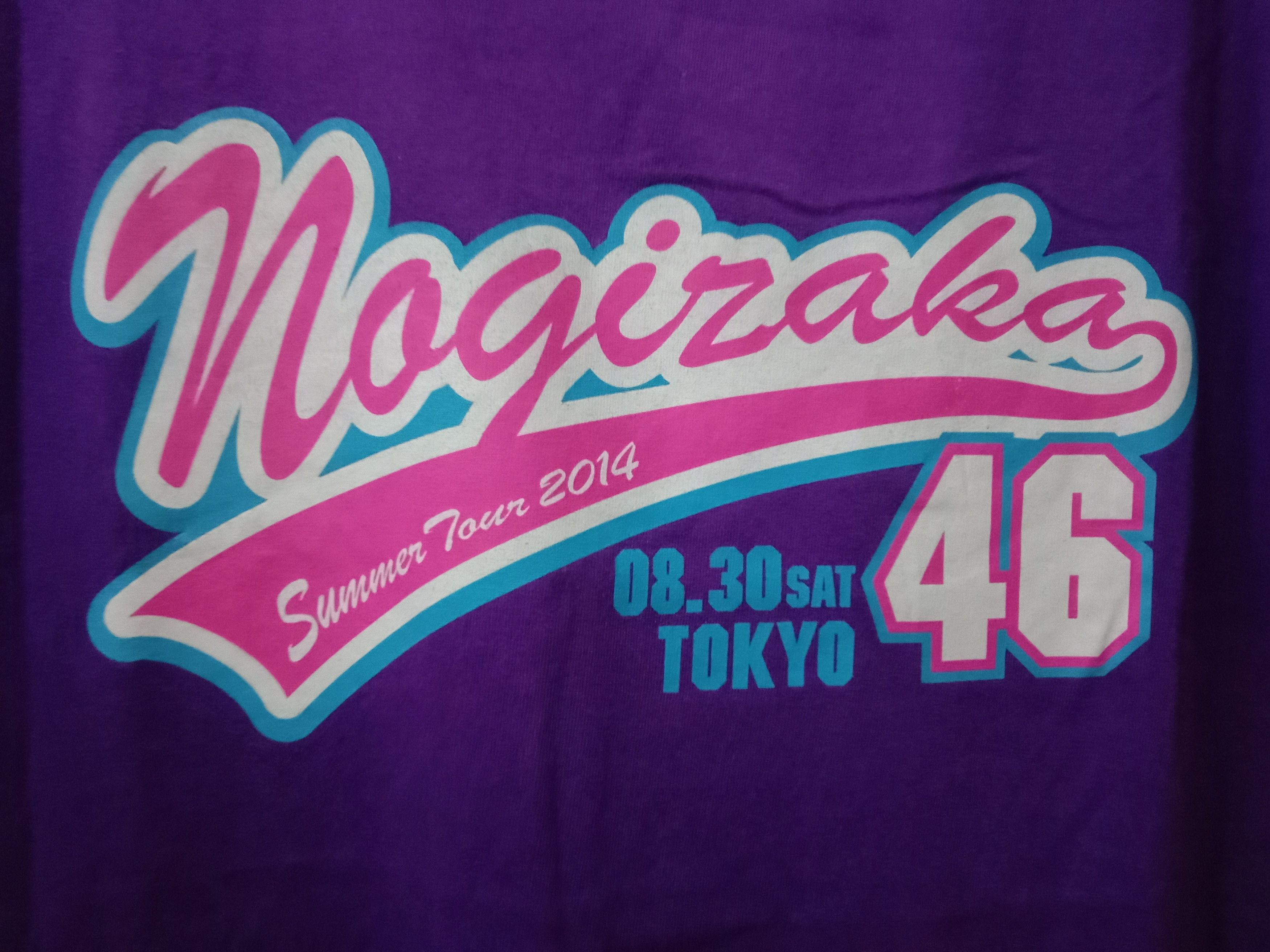 Japanese Brand T-shirt Nogizaka46 Summer Tour 2014 Tokyo Size US L / EU 52-54 / 3 - 2 Thumbnail