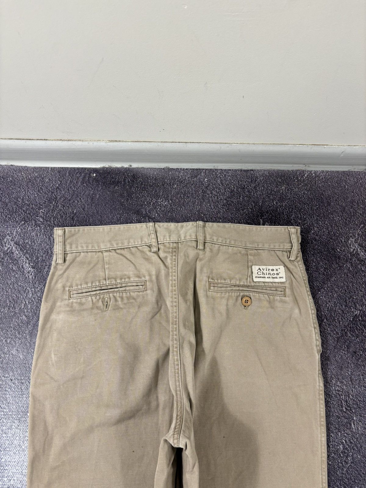 Avirex Vintage Avirex USA Utility Military Hype Beige Chino Pants Size US 34 / EU 50 - 9 Thumbnail