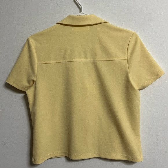 Oak + Fort Oak + Fort Yellow Cropped Button Up Shirt Size S / US 4 / IT 40 - 2 Thumbnail