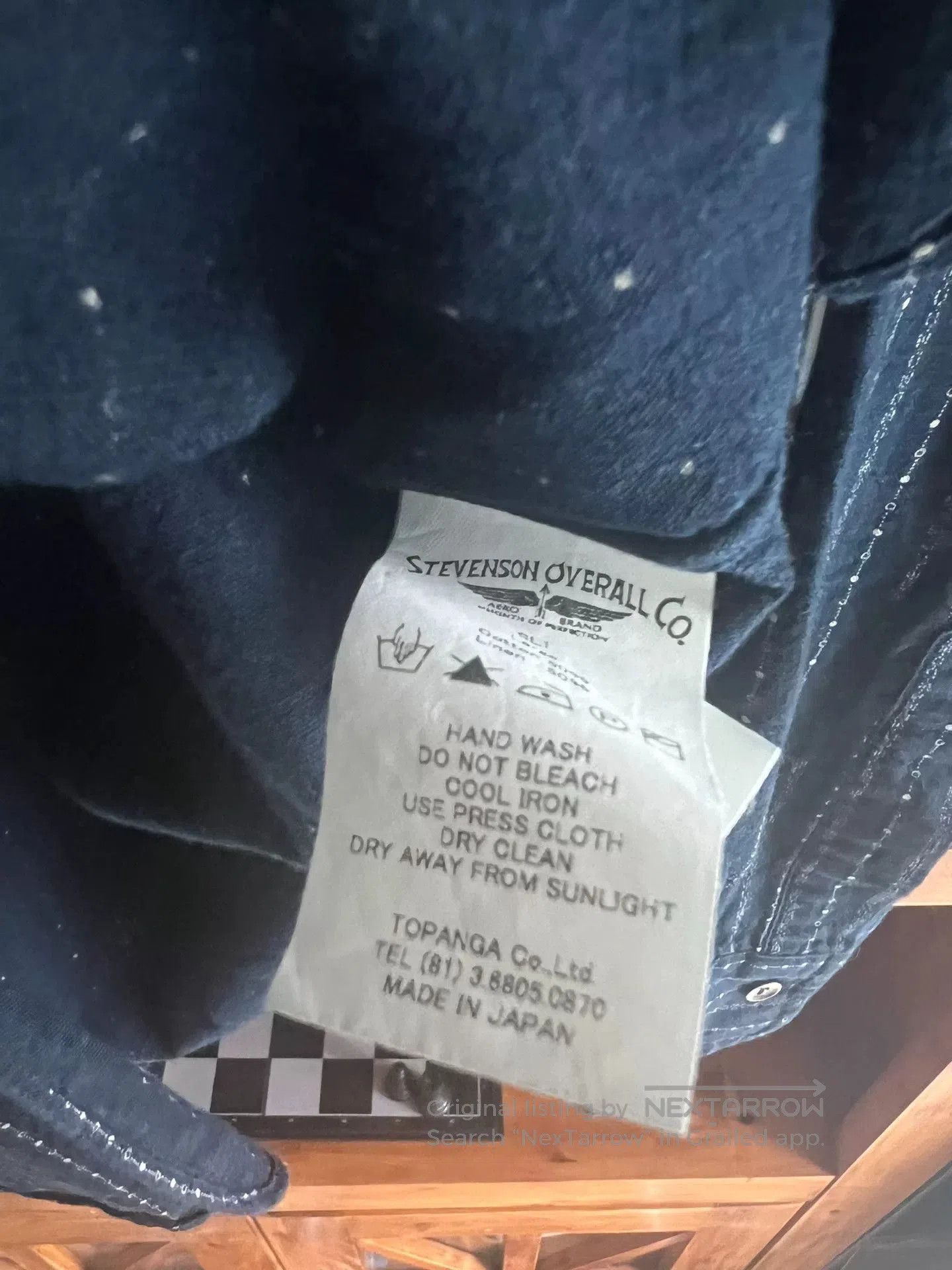 Stevenson Overall Co. indigo stripe shirt by stevenson overall co. Size US L / EU 52-54 / 3 - 5 Thumbnail