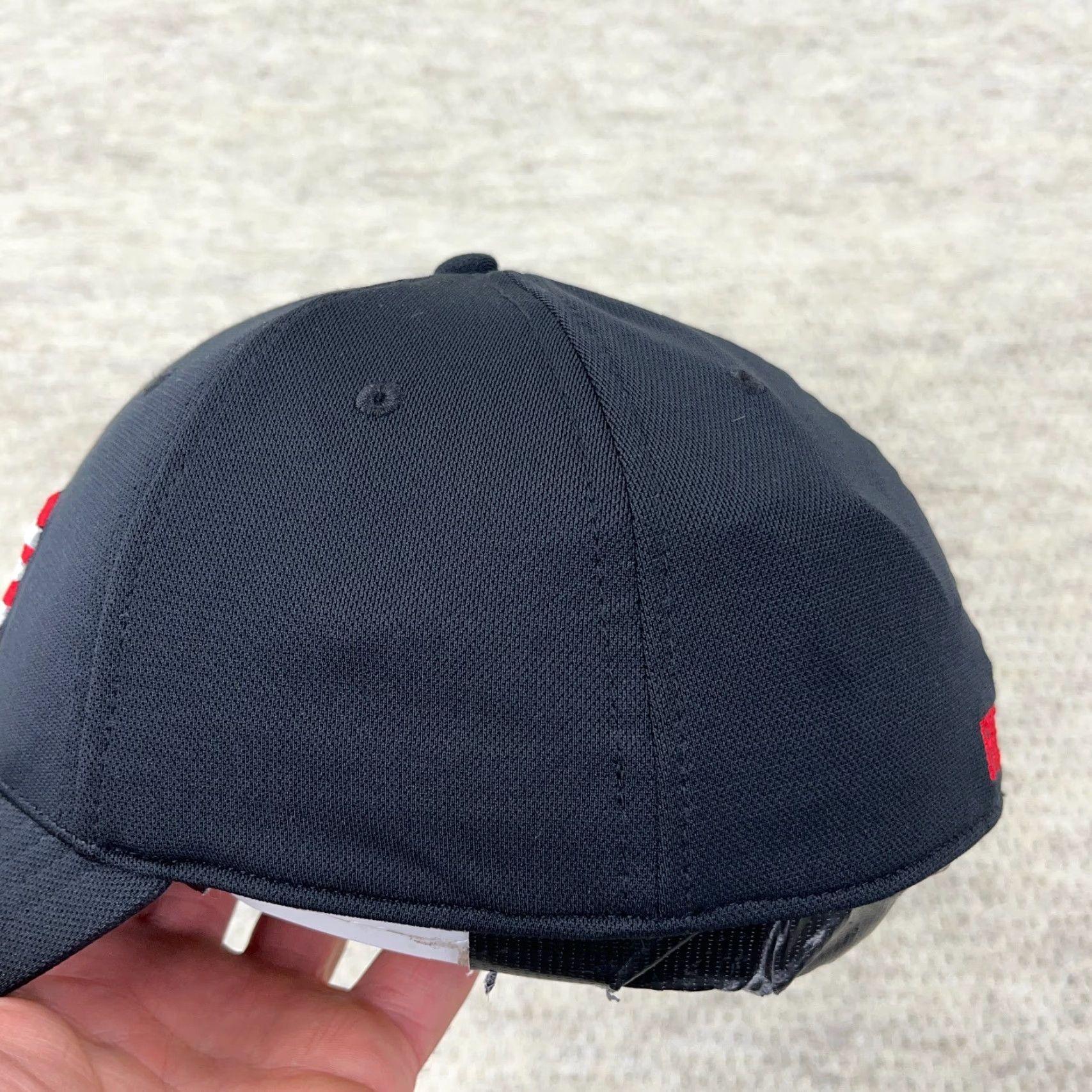 Under Armour Under Armour Hat Cap Stretch Fit Size L/XL Freedom USA Flag Black Polyester Jersey Baseball Cap Men XL Adjustable Lightweight Stretch Cap Size ONE SIZE - 5 Thumbnail