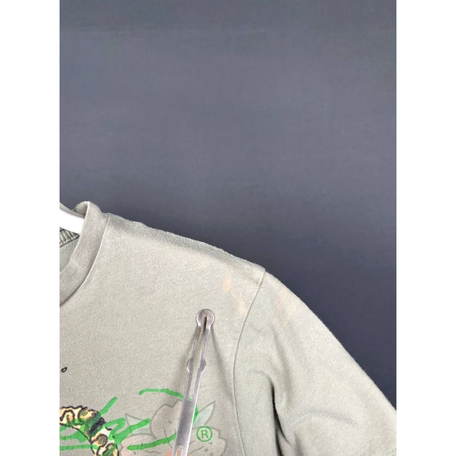 Ed Hardy Ed Hardy T-Shirt Mens S Gray Cotton Crew Neck Short Sleeve Top Size US S / EU 44-46 / 1 - 7 Thumbnail