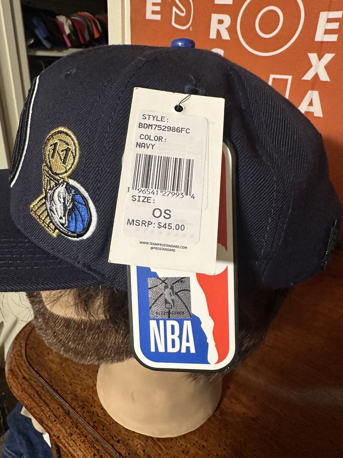 NBA × Vintage Vintage Pro standard NBA Dallas Mavericks “double front” hat Size ONE SIZE - 7 Thumbnail