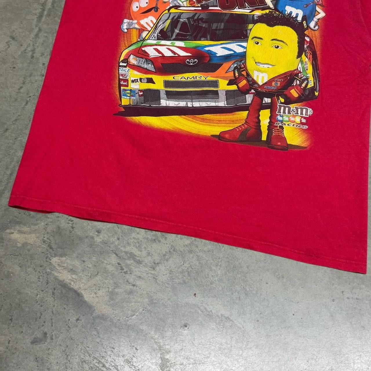 Chase Authentics × Vintage Vintage Y2K Chase Authentics M&M Kyle Busch T-Shirt Size US XL / EU 56 / 4 - 3 Thumbnail