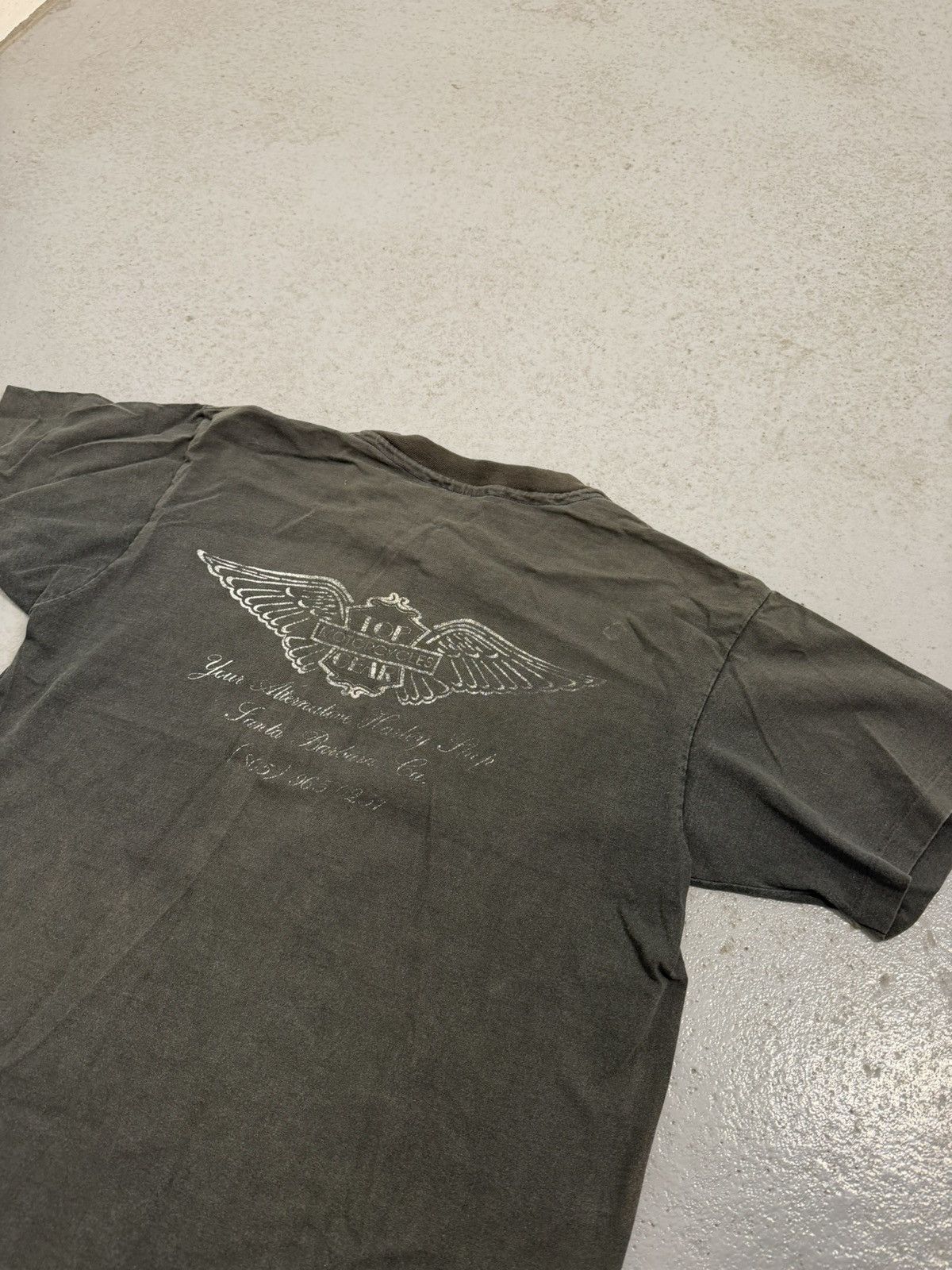 Harley Davidson Vintage 1987 Anvil Harley-Davidson Born In The USA T-Shirt Size US L / EU 52-54 / 3 - 15 Thumbnail