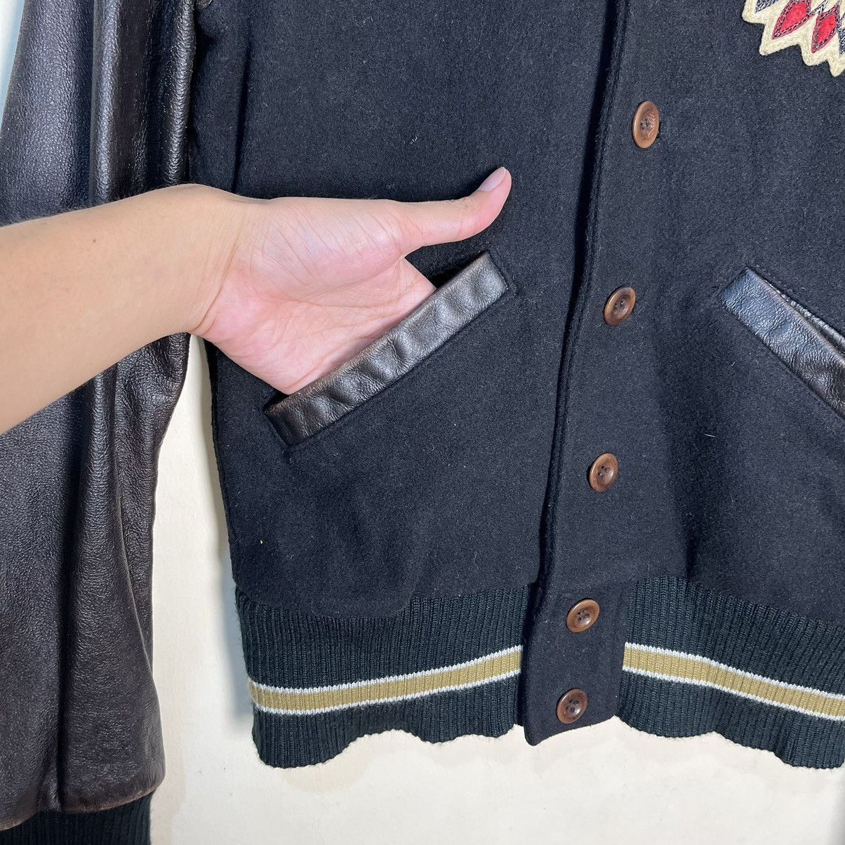 Other WDSG & CO. "TRANSMUTATION OF THE SOUL" LETTERMAN JACKET Size XS / US 0-2 / IT 36-38 - 11 Thumbnail