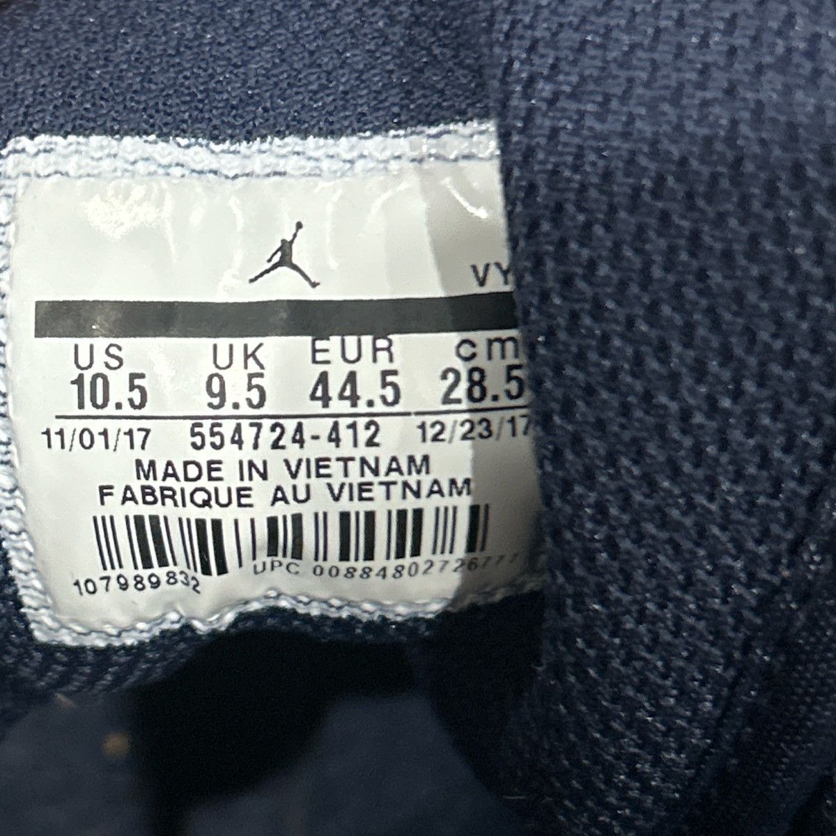 Jordan Brand × Nike Jordan 1 Royal Obsidian Size US 10.5 / EU 43-44 - 6 Thumbnail