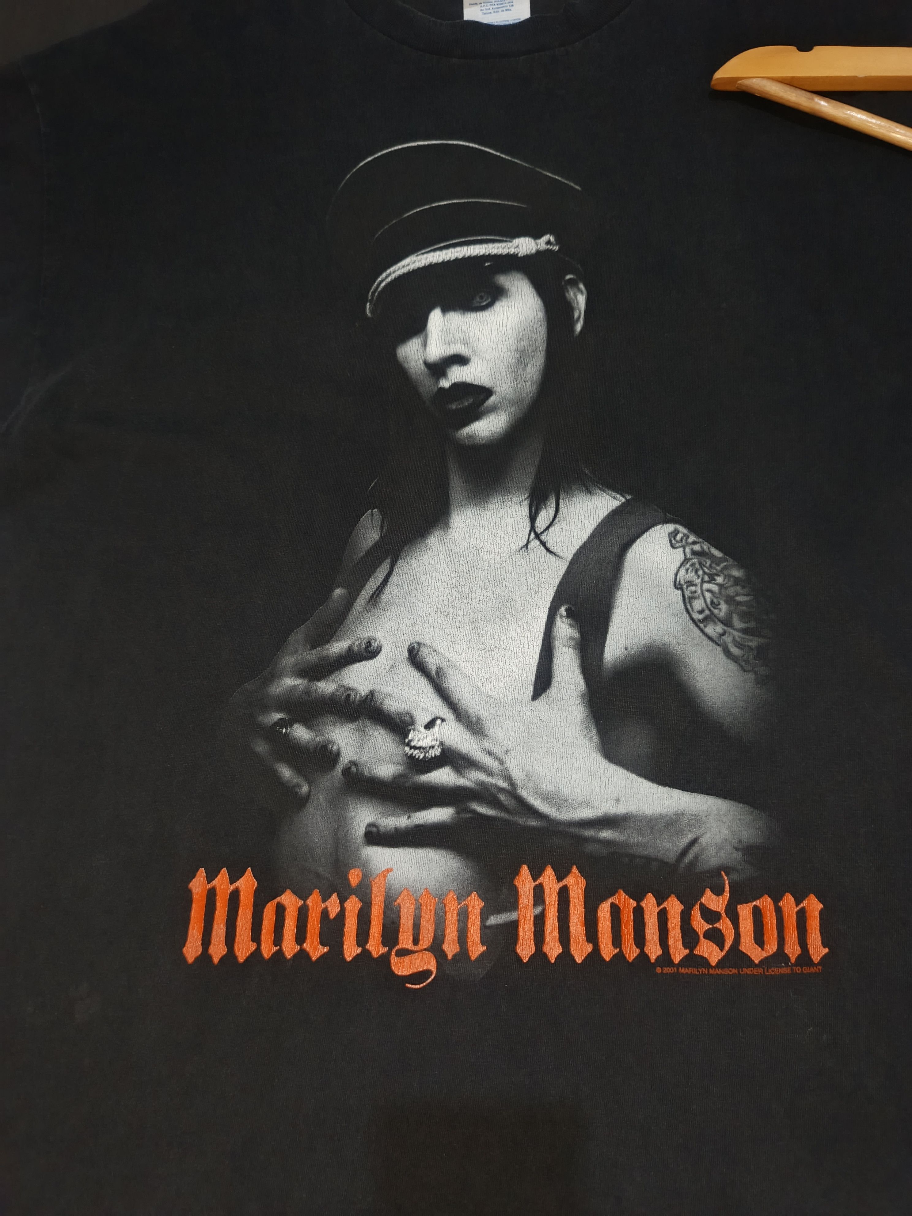 Marilyn Manson × Vintage Vintage Marilyn Manson Size US XL / EU 56 / 4 - 3 Thumbnail