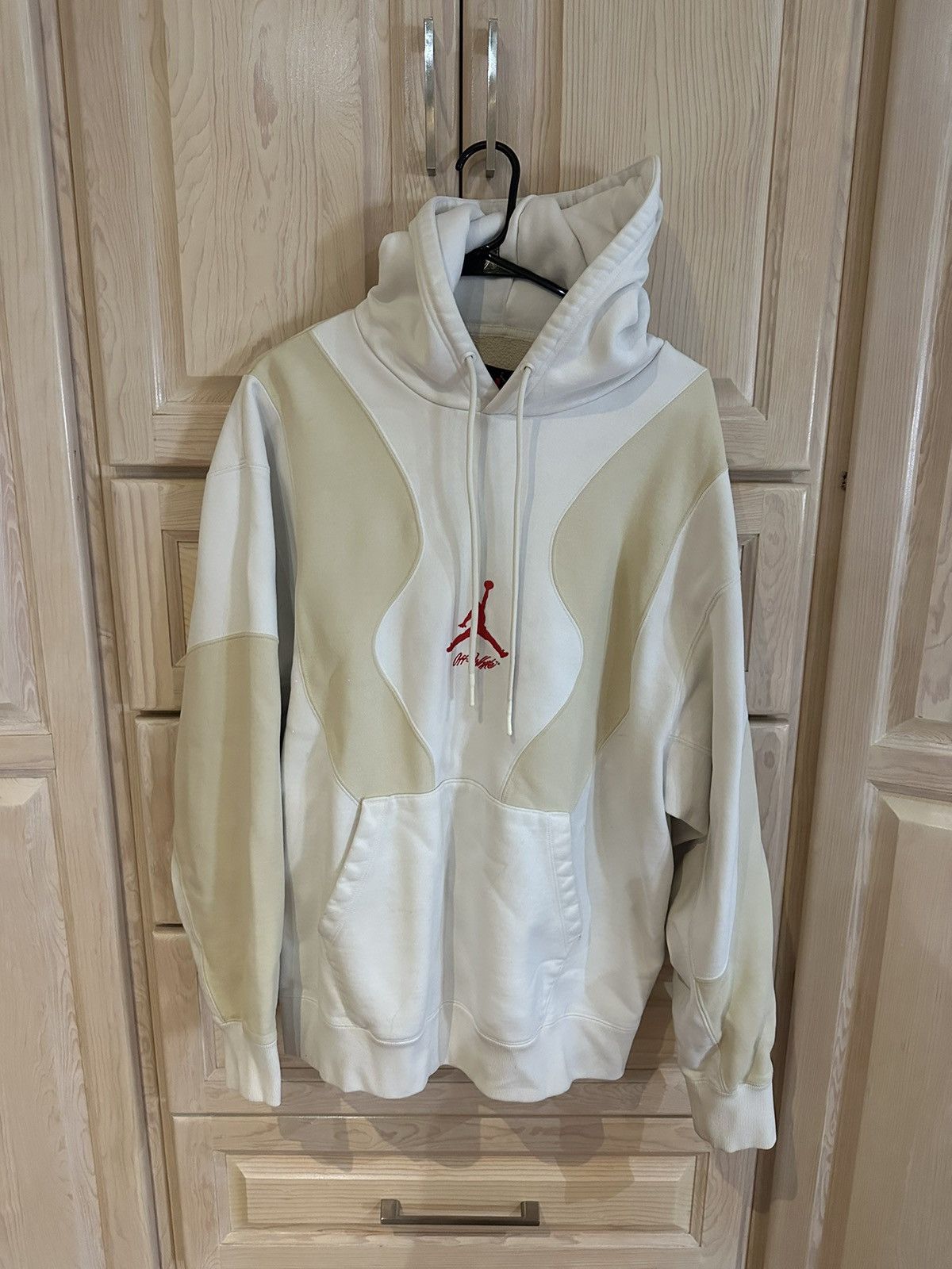 image of Nike Jordan Off White Hoodie, Men's (Size XL)