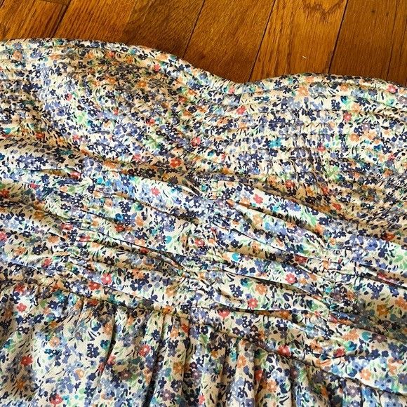 Other Dylan & Rose Floral Strapless Ribbed Sweetheart Dress Size L / US 10 / IT 46 - 5 Thumbnail