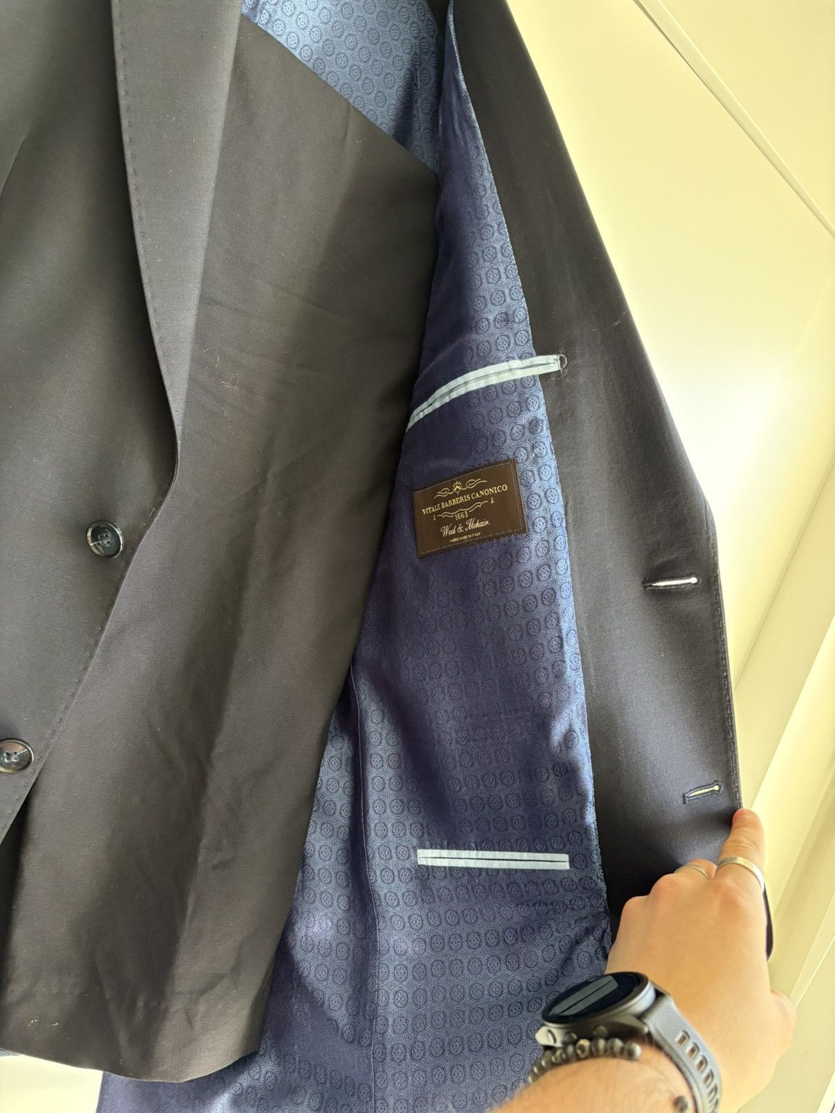 SAND Dark-blue suit from SAND Copenhagen Size 46R - 4 Thumbnail