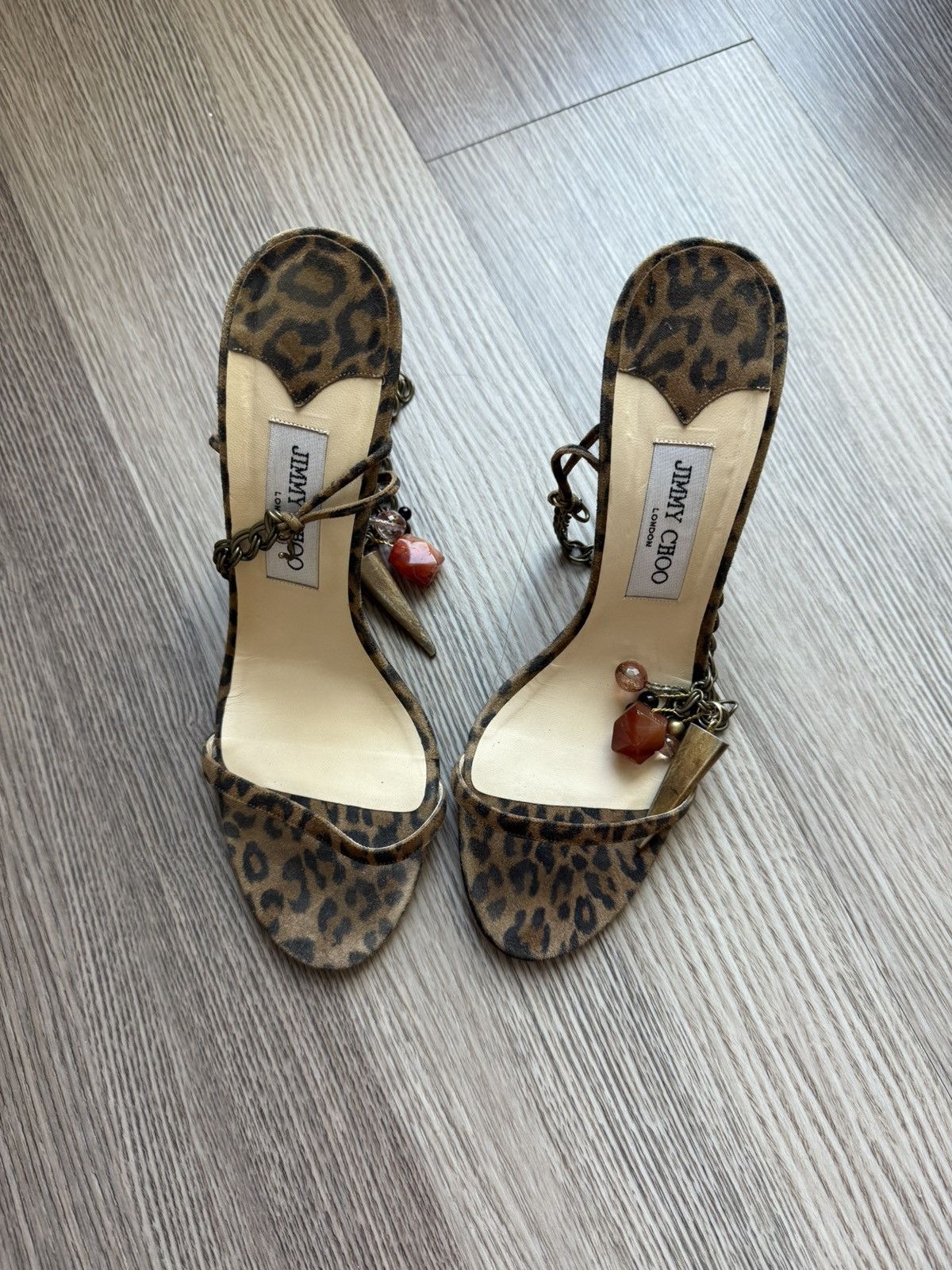 Jimmy Choo Jimmy Choo Leopard Heels Size US 10 / IT 40 - 2 Thumbnail