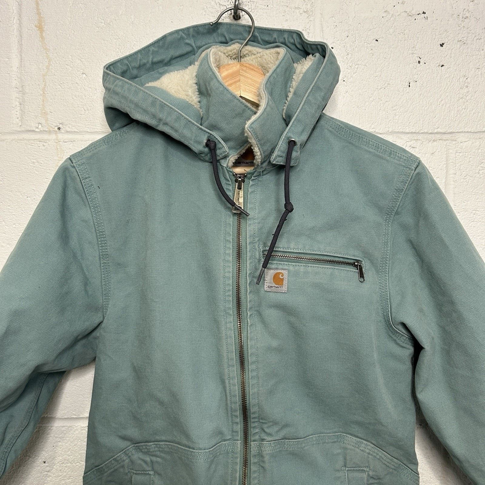 Carhartt Carhartt Sherpa-Lined Wildwood Jacket “Coastline” 100815 Size S / US 4 / IT 40 - 3 Thumbnail