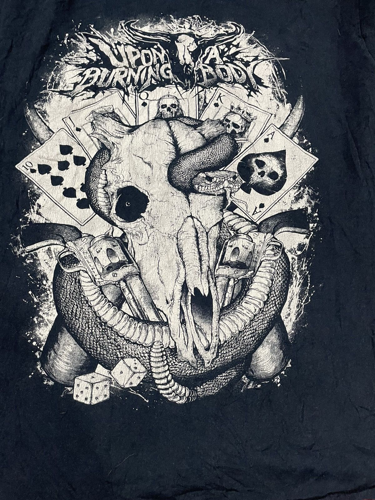 Band Tees × Vintage VTG Upon A Burning Body Metalcore Band Tee Size US L / EU 52-54 / 3 - 9 Thumbnail