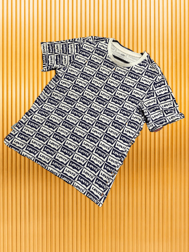 Levi's × Vintage Vintage Levi's Multiprint Logo T-Shirt Retro 90s Size US M / EU 48-50 / 2 - 1 Thumbnail