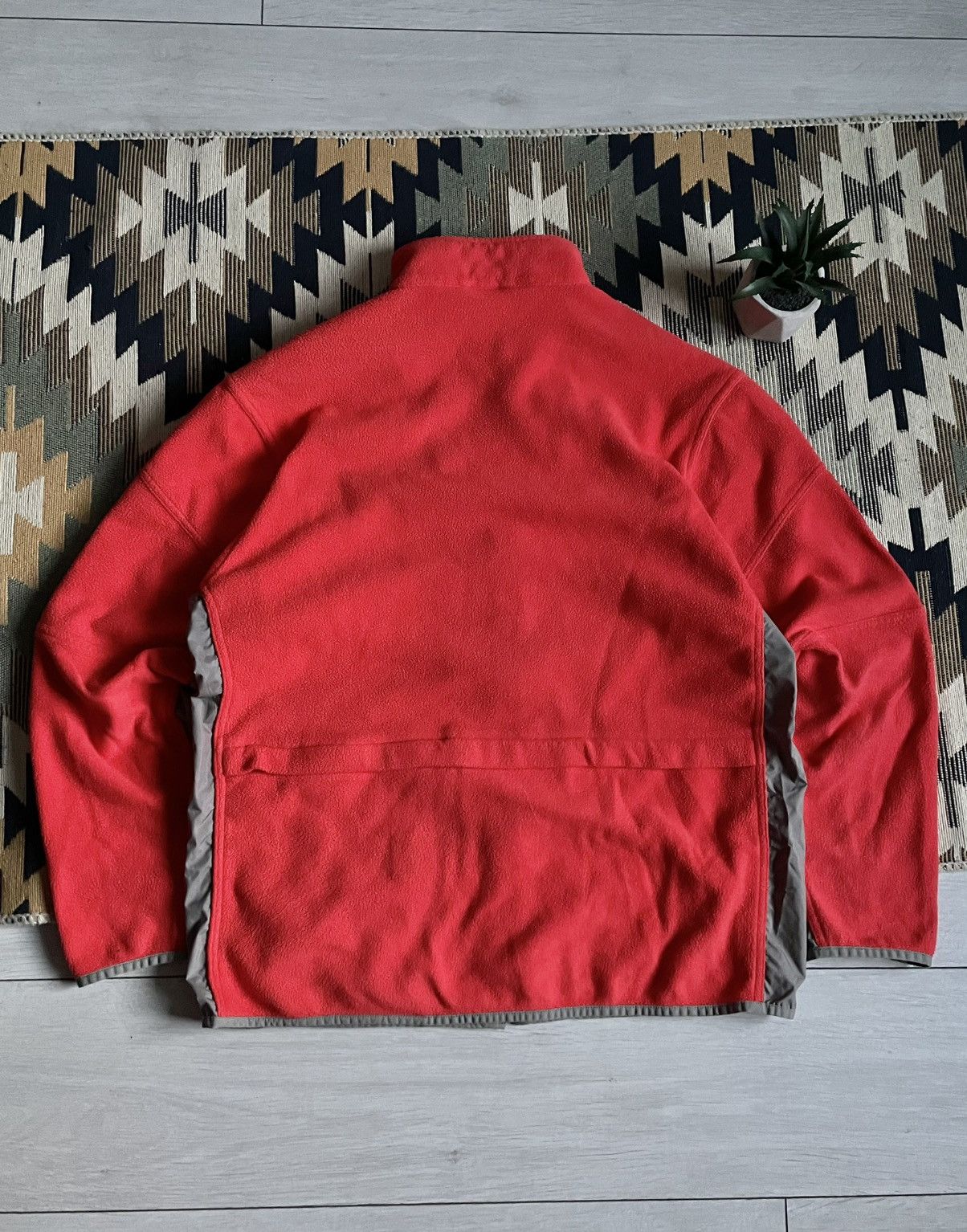 Vintage Vintage Adidas 3stripes Nylon Fleece Jacket Size US M / EU 48-50 / 2 - 8 Thumbnail