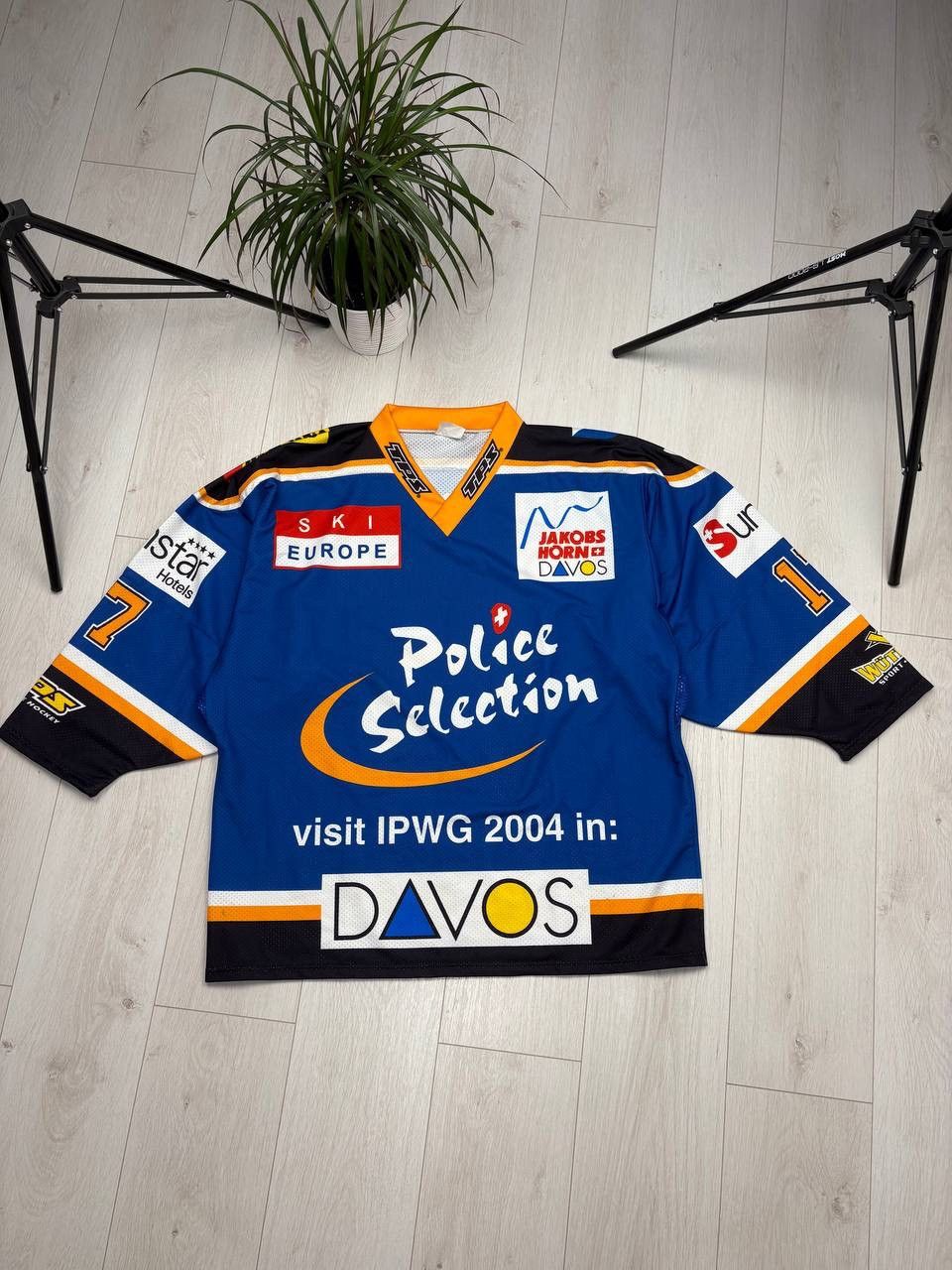 NHL Davos Hockey Jersey vintage Switzerland 2005 size XXL Size US XXL / EU 58 / 5 - 1 Thumbnail