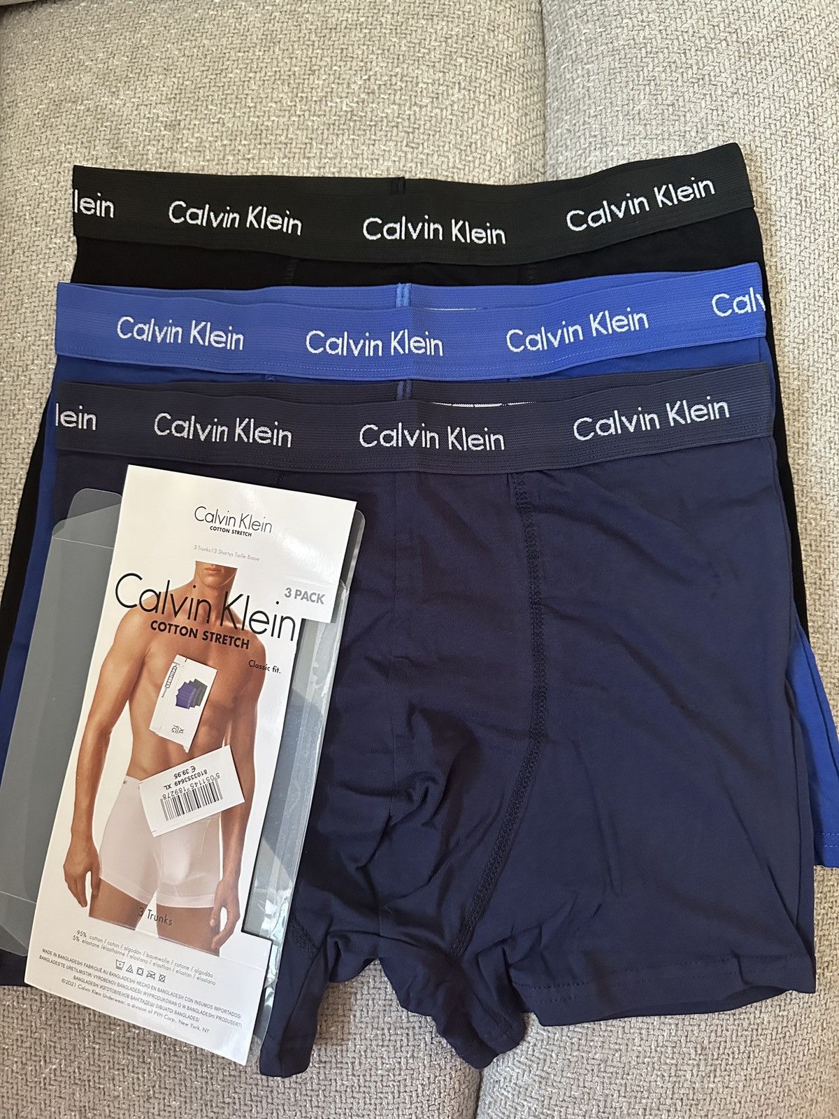 Calvin Klein Calvin klein men shorts boxers 3 in pack Size US 42 / EU 58 - 1 Thumbnail