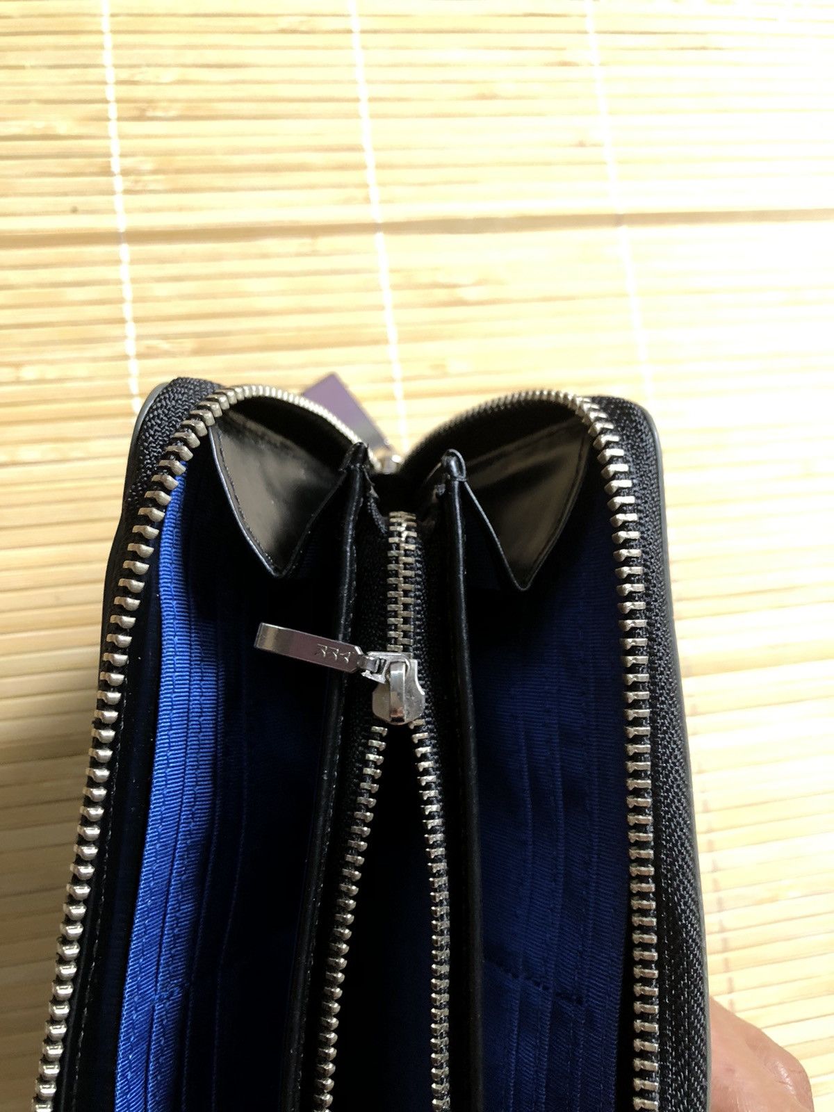Designer × Lanvin Lanvin en bleu long wallet two tone Size ONE SIZE - 8 Thumbnail