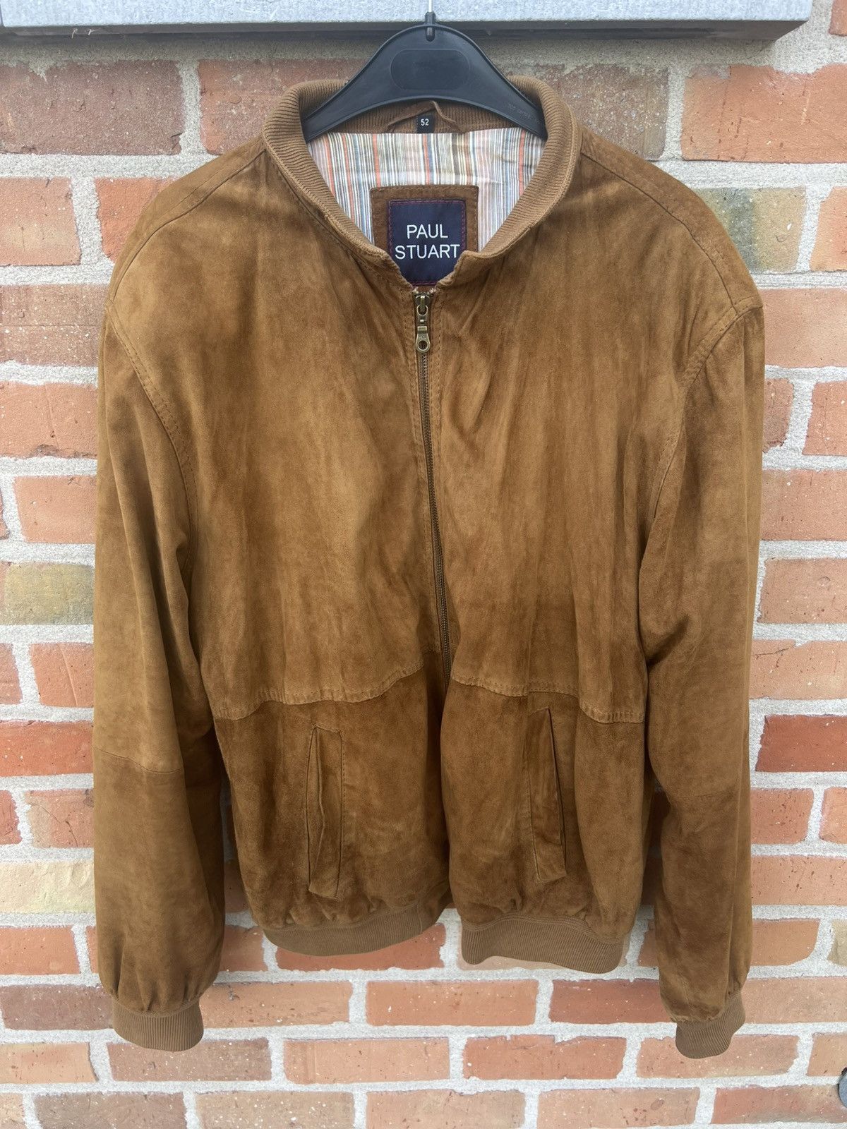 Paul Stuart Paul Stuart suede bomber jacket Size 52L - 2 Thumbnail