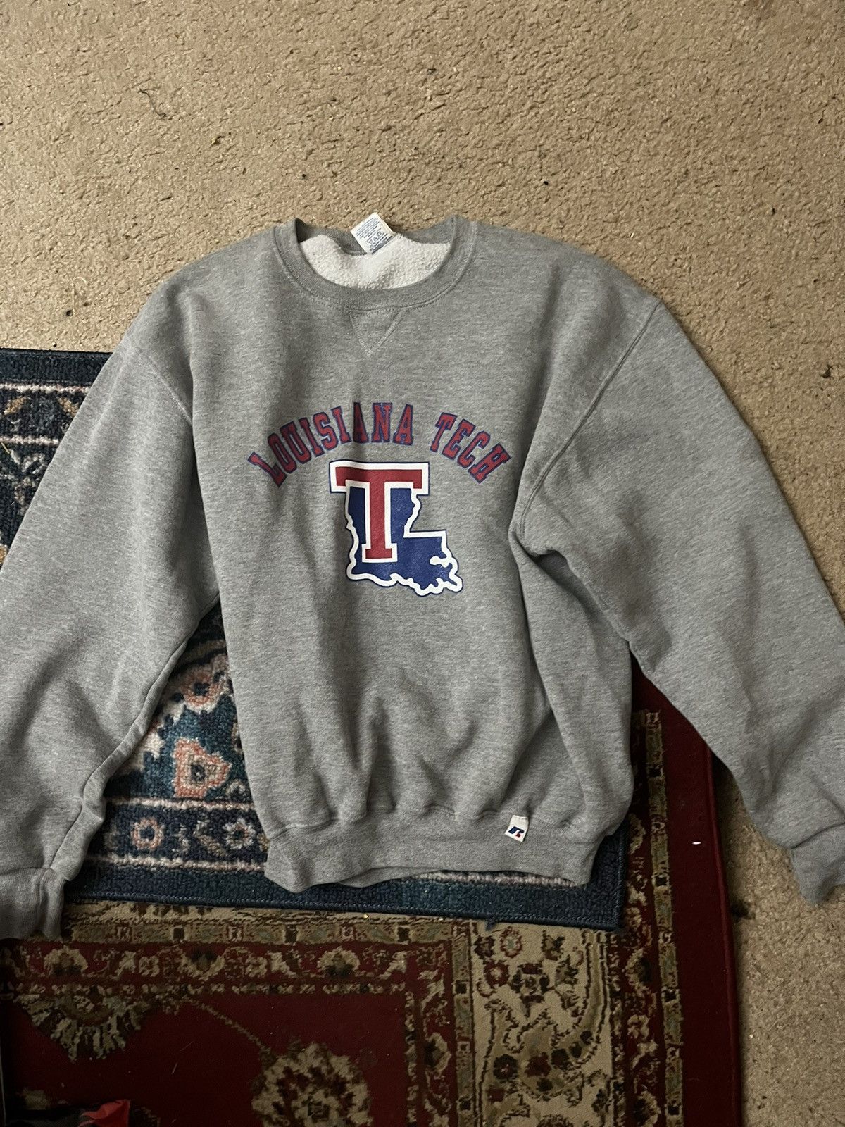 Russell Athletic × Vintage Vintage LA Tech Russell Athletic Sweater Size US M / EU 48-50 / 2 - 1 Thumbnail