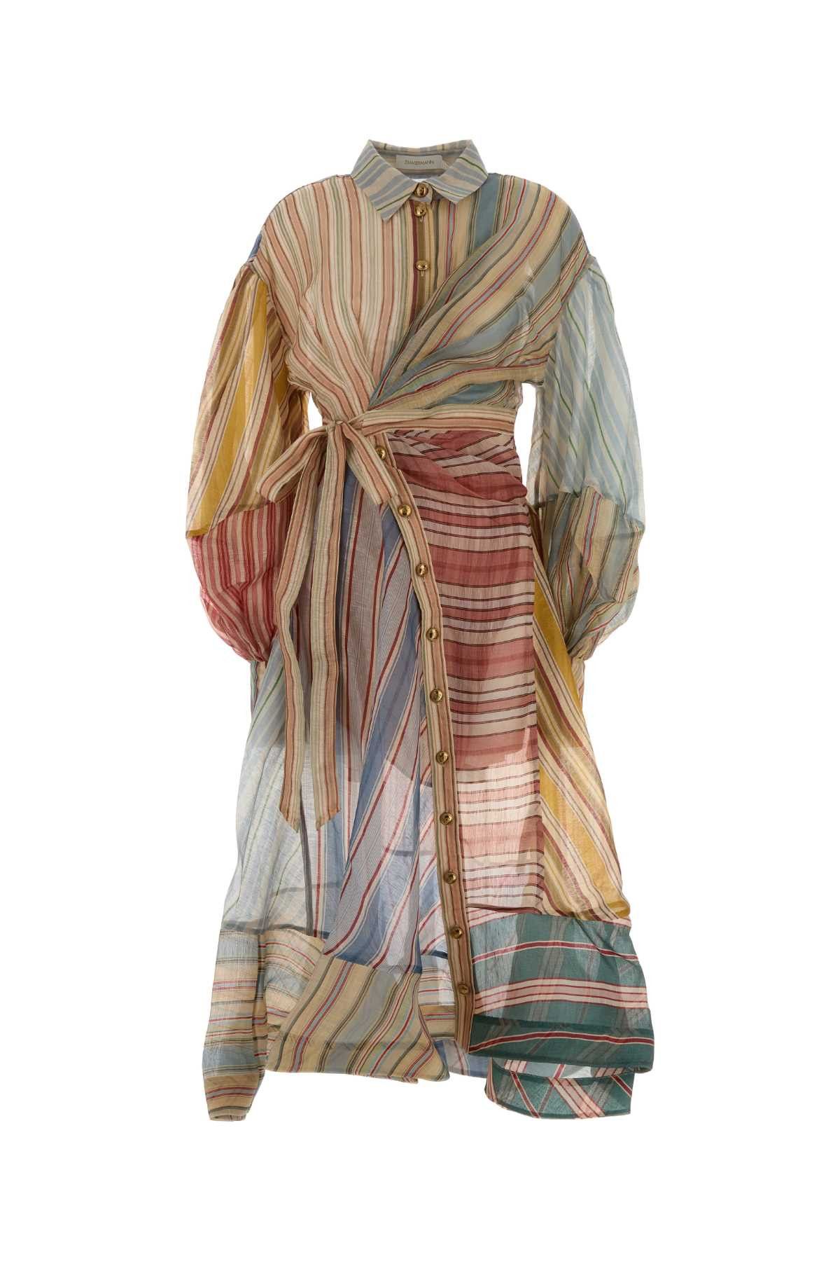 Zimmermann Embroidered Linen Blend Rebellion Shirt Dress Size M / US 6-8 / IT 42-44 - 1 Thumbnail