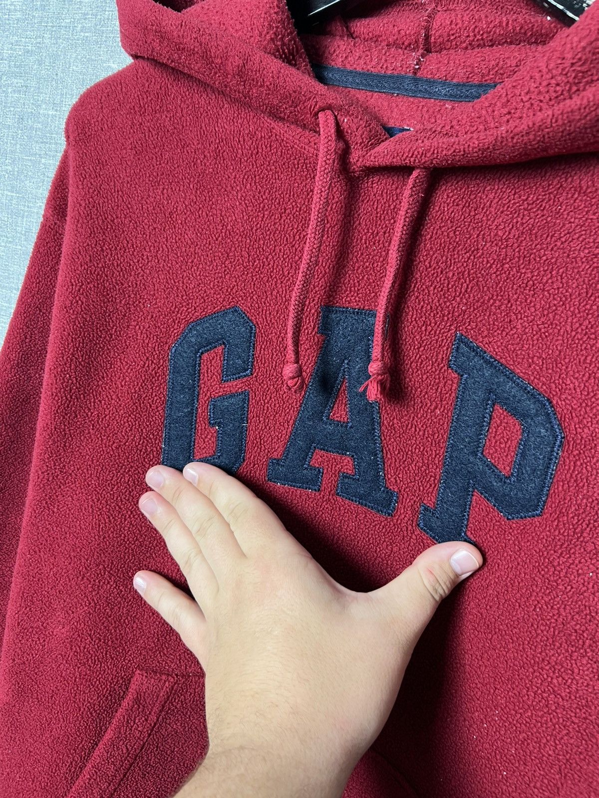 Gap Vintage Gap Pullover Fleece Red Oversized Hoodie Size US M / EU 48-50 / 2 - 6 Thumbnail