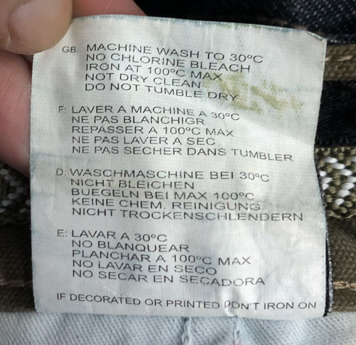 Nine Lives Vintage Nine Lives Denim Pants Size US 34 / EU 50 - 20 Thumbnail
