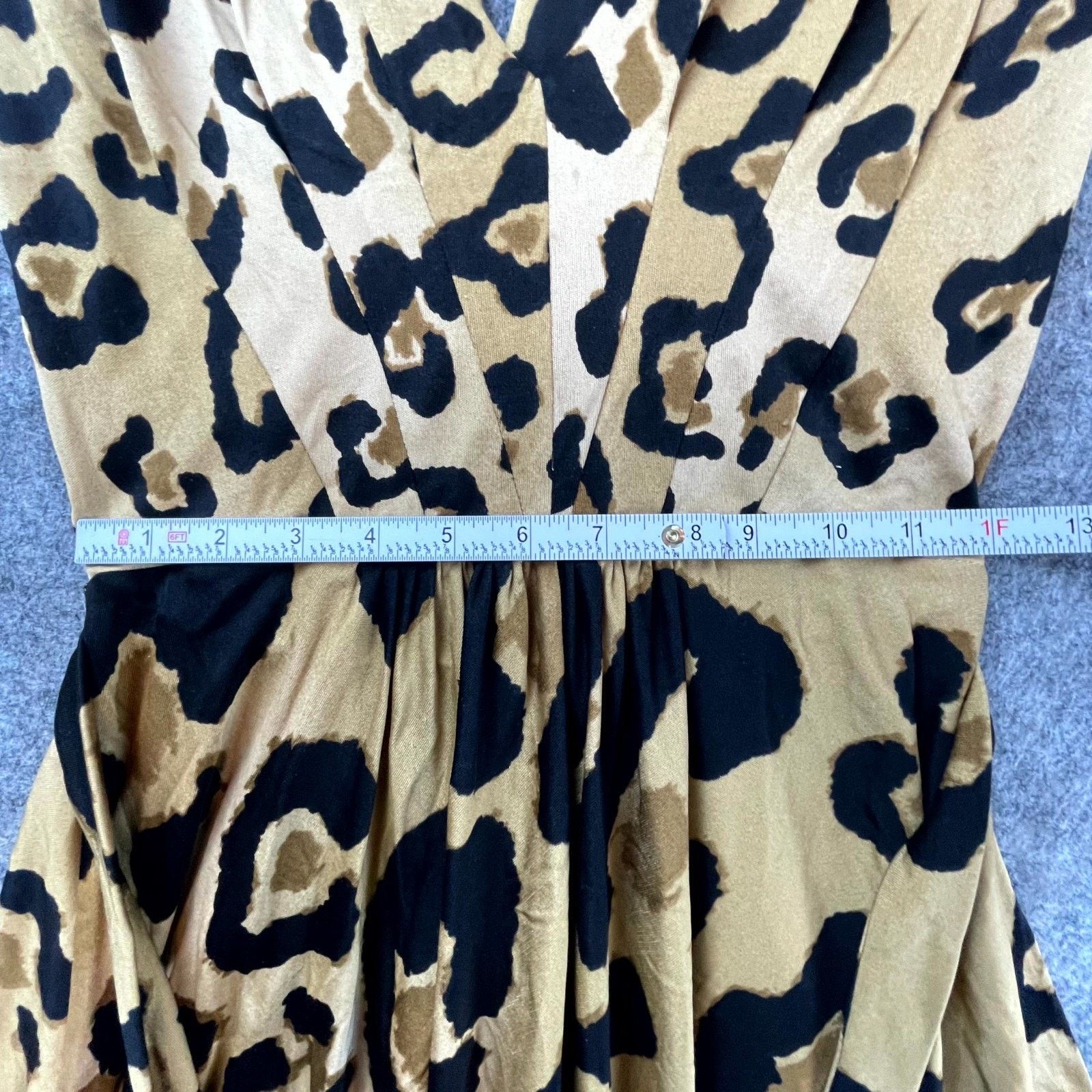 Blumarine Blumarine Dress Womens S Leopard Silk Twirl Dancing Y2K Size S / US 4 / IT 40 - 3 Thumbnail