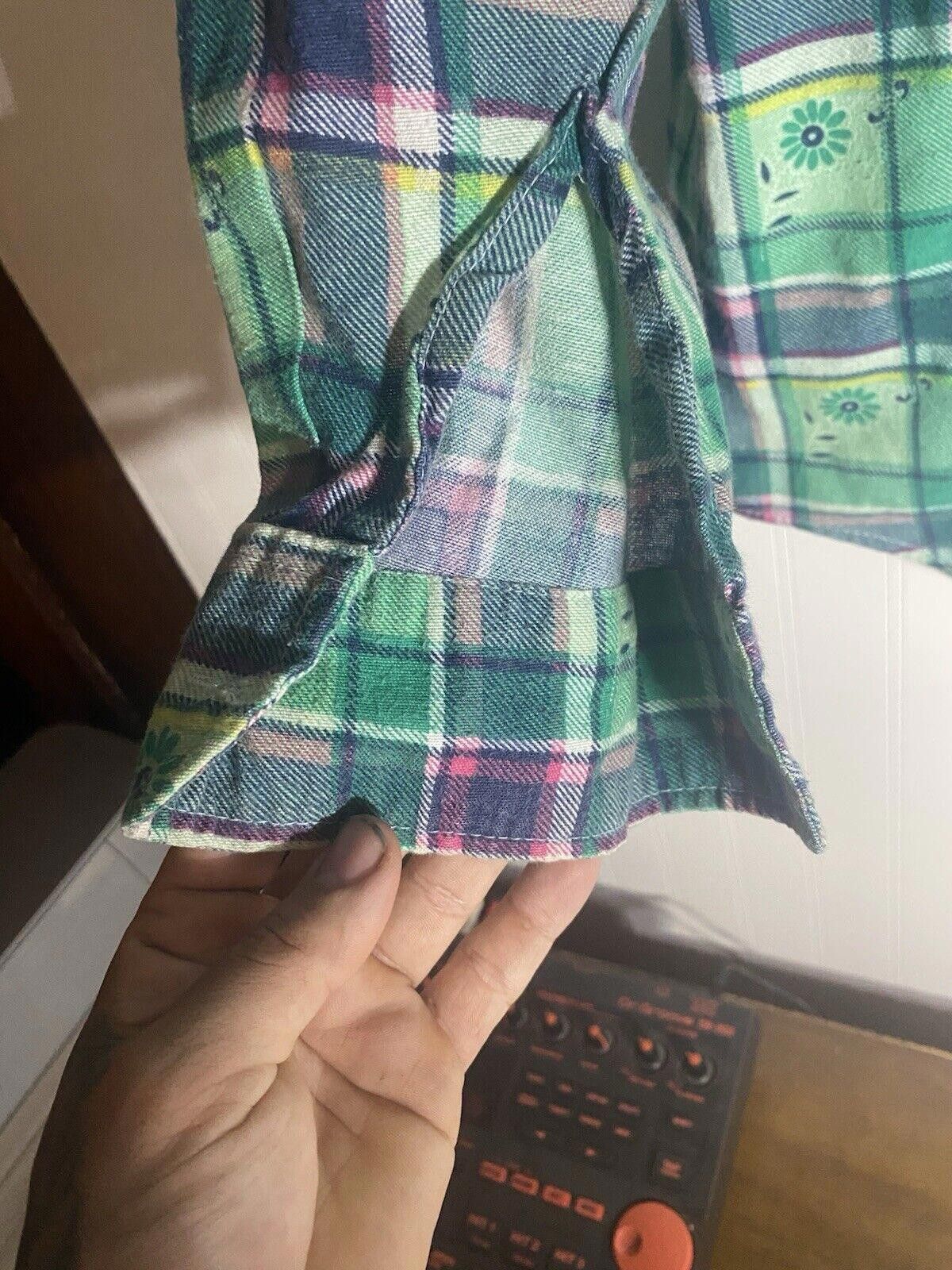 Designer Vintage Flannel Shirt Size US L / EU 52-54 / 3 - 3 Thumbnail
