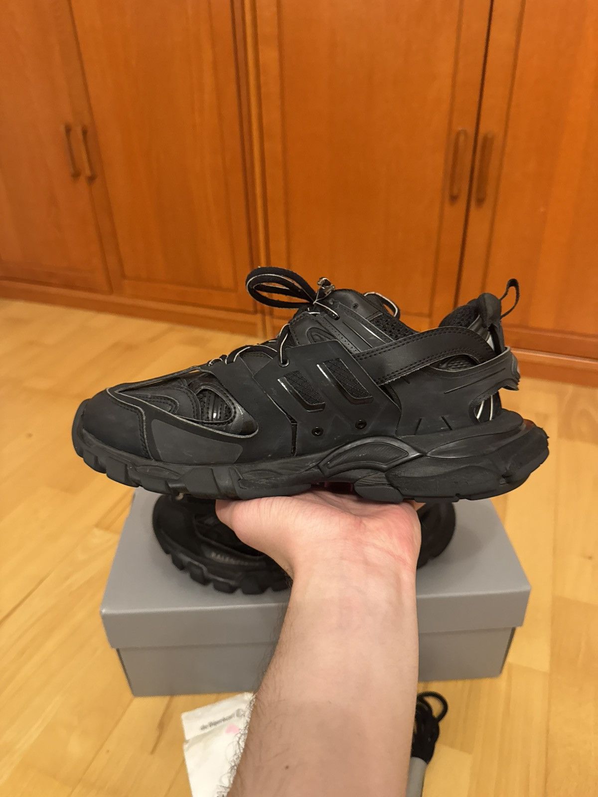 Balenciaga Balenciaga Track Triple Black Size US 7 / EU 40 - 5 Thumbnail