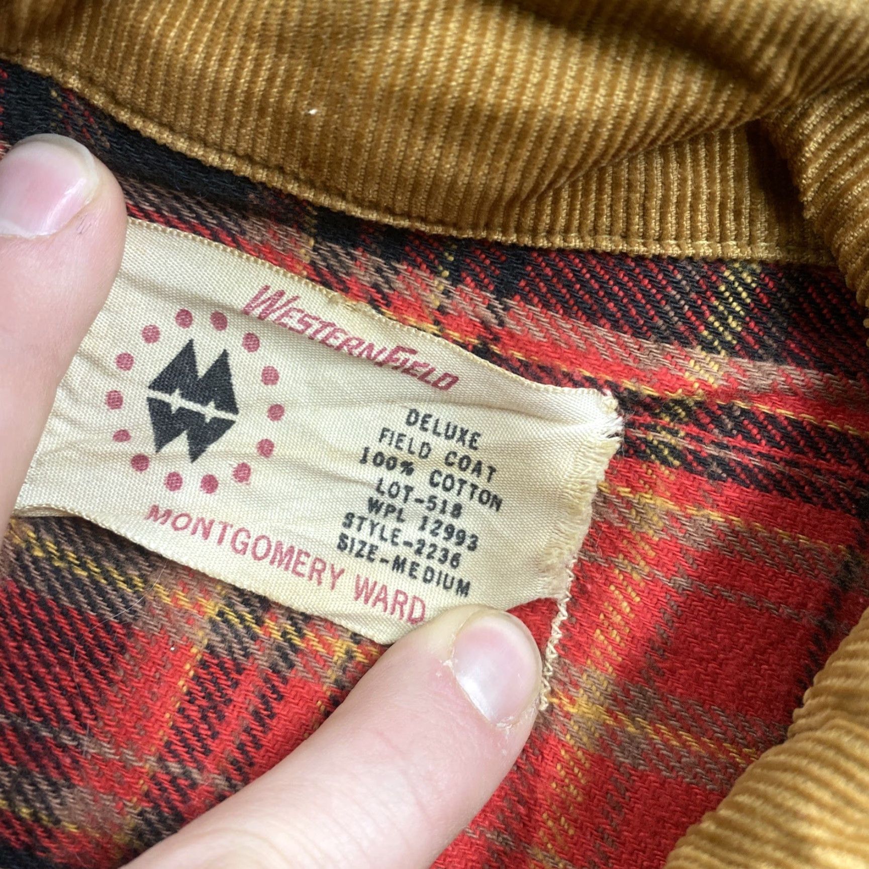 Vintage VINTAGE Hunting Jacket Mens L Brown Duck Canvas Plaid Lined Chore Coat USA Jacket 50s 80s 90s Outdoor Workwear Mens Size US L / EU 52-54 / 3 - 3 Thumbnail