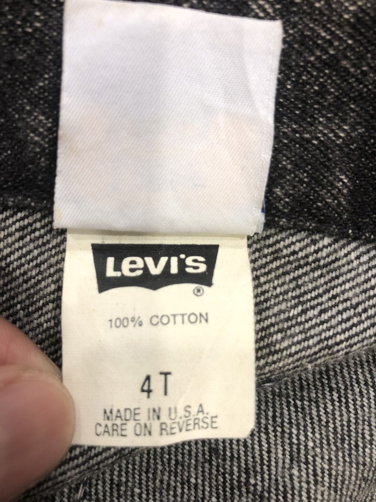 Levi's Little Levis Denim Jacket For Frame Collection Size US XXS / EU 40 - 16 Thumbnail