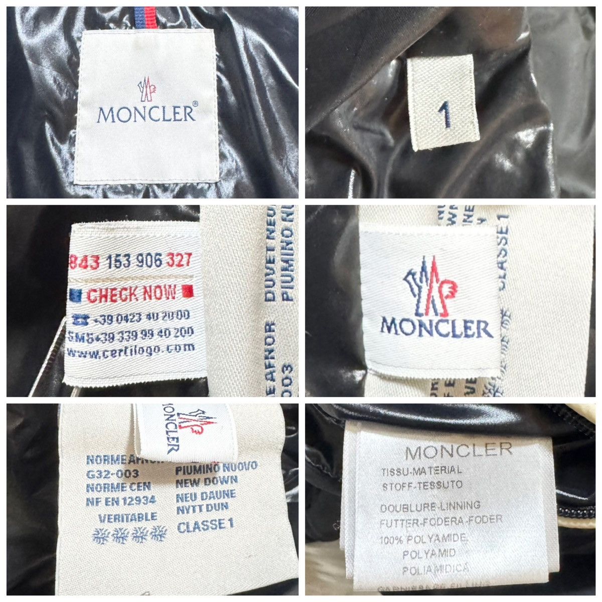 Moncler good condition Moncler AUSTIN biker down jacket 1 black Size US S / EU 44-46 / 1 - 2 Thumbnail