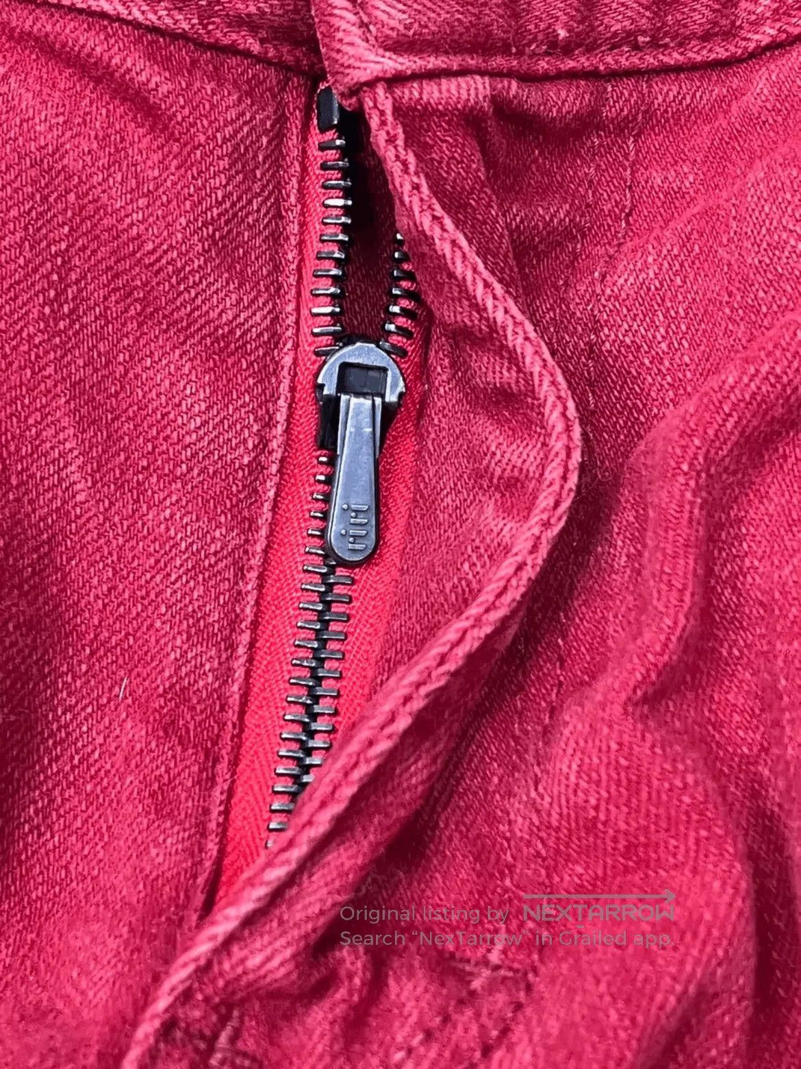 Number (N)ine Sz 3 Number Nine 05Aw THS Red Denim. Size US 30 / EU 46 - 4 Thumbnail