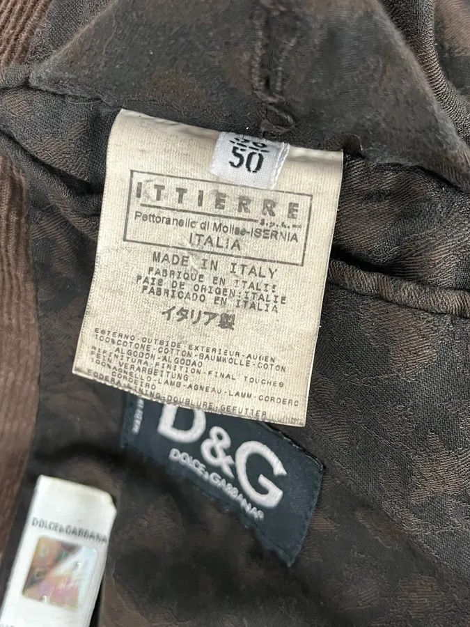 Dolce & Gabbana AW2004 Dolce & Gabbana Brown Corduroy Fur Collar Trench Jacket Size US M / EU 48-50 / 2 - 9 Thumbnail