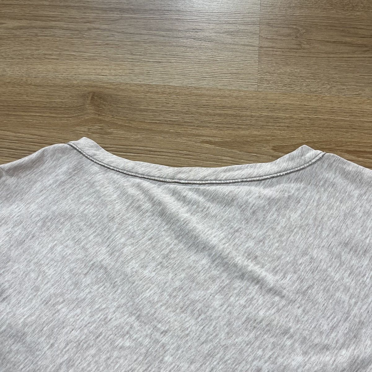 Brunello Cucinelli Brunello Cucinelli Women’s T- Shirt Pocket Short Sleeve Size S / US 4 / IT 40 - 10 Thumbnail