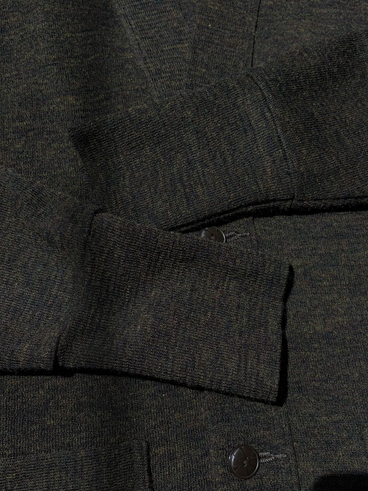 At Last & Co At last co Timeworn Olive Button Wool Work Cardigan Size US M / EU 48-50 / 2 - 4 Thumbnail